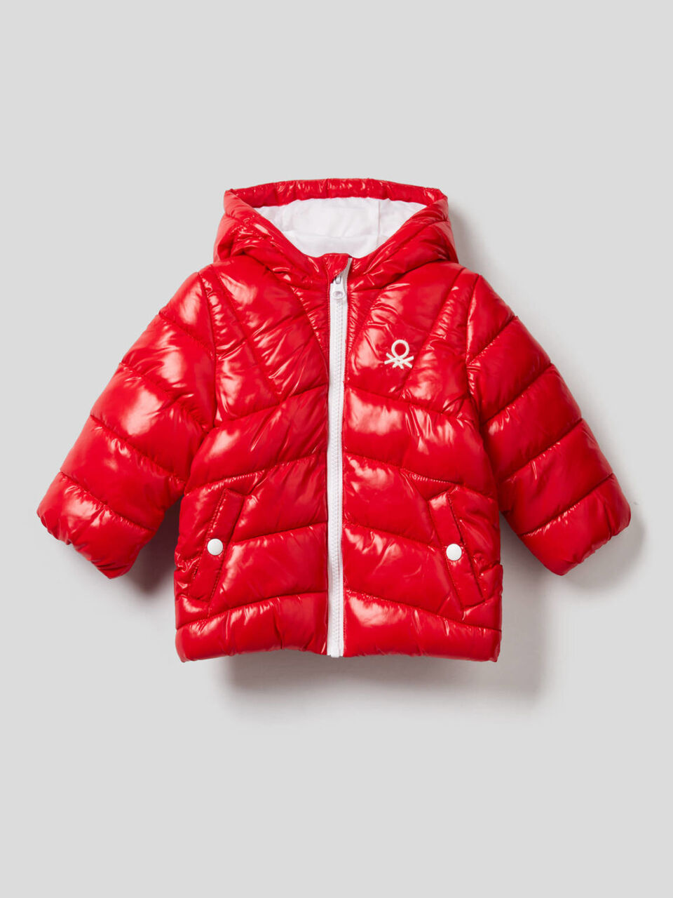 Padded jacket in recycled wadding image number 1