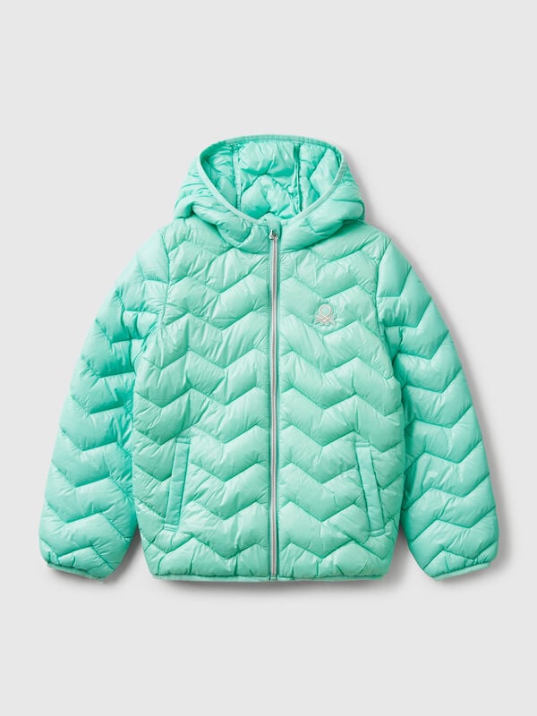 Chaqueta acolchada con capucha Niña