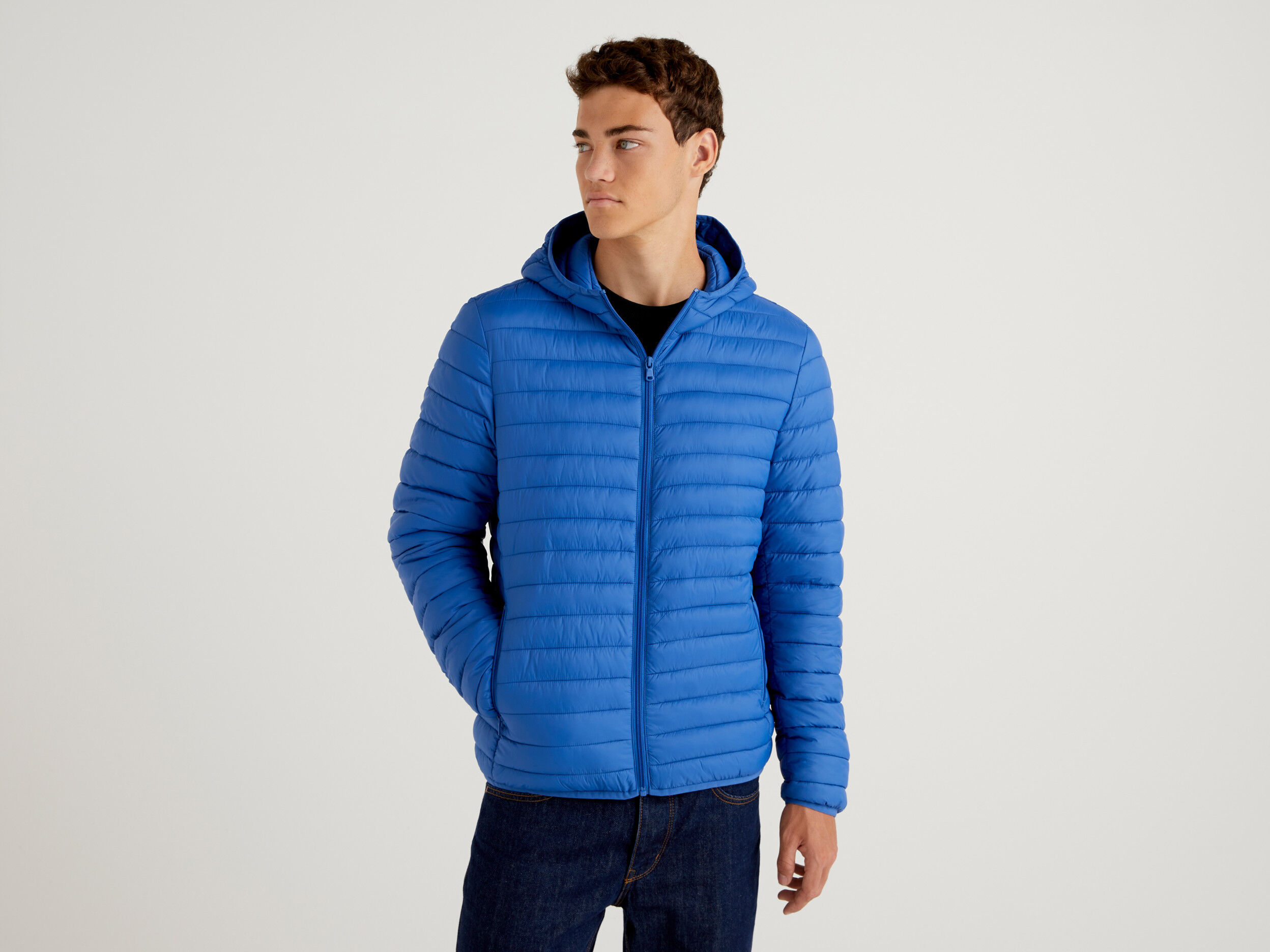 Slim fit discount padded jacket