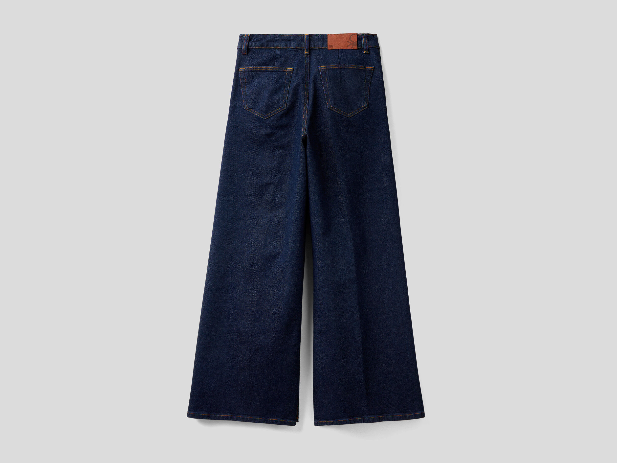 Jeans palazzo top benetton