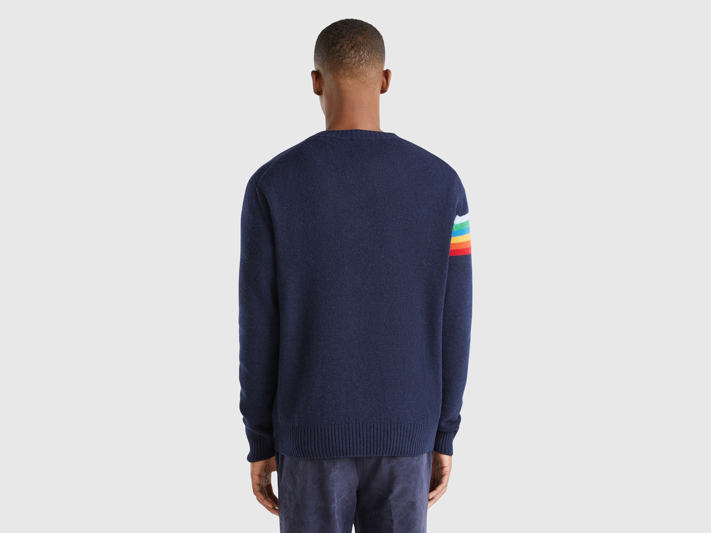 素敵な Dark - graphic ski with Sweater Blue Benetton | トップス
