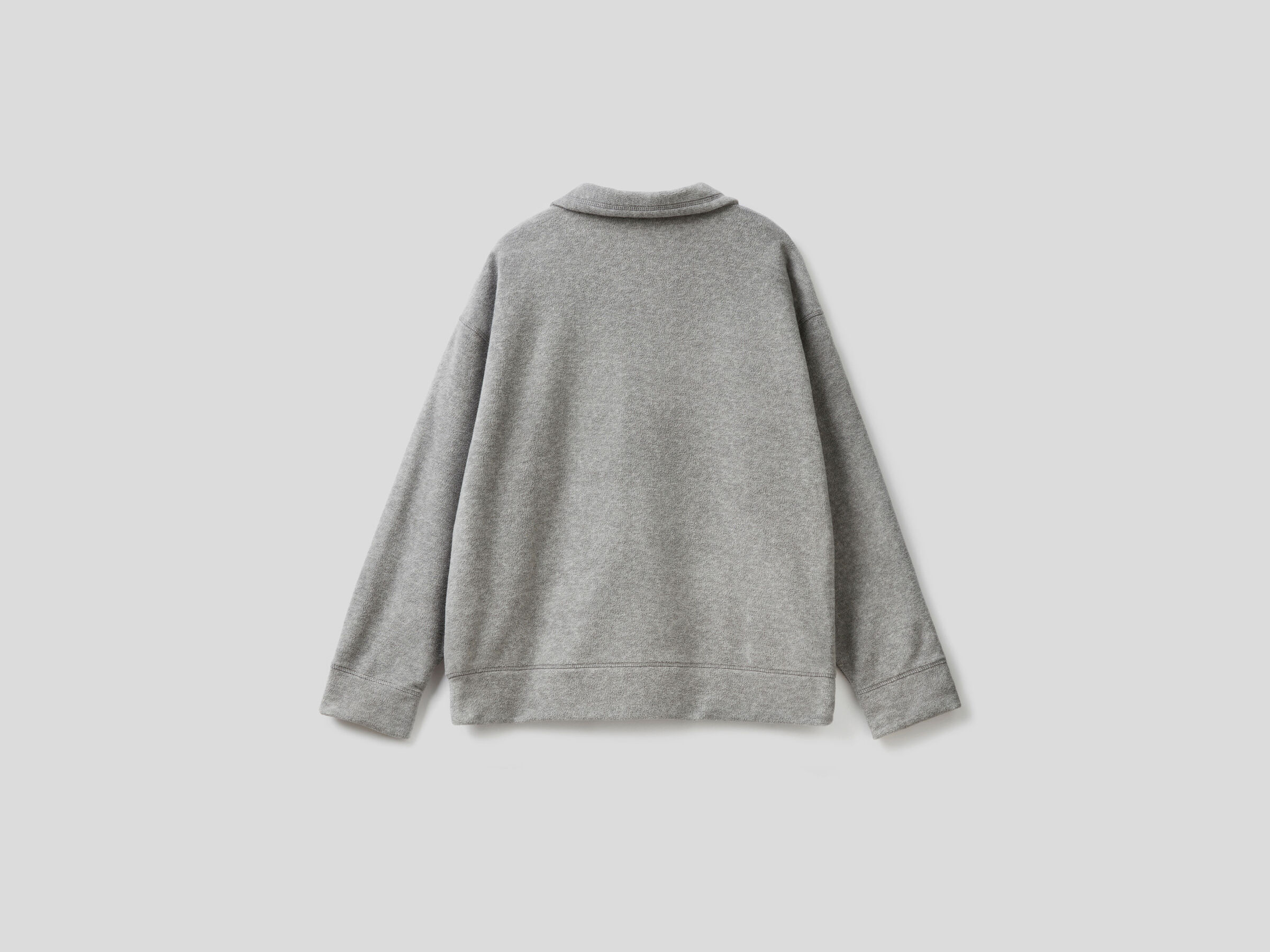 High neck sweater in warm fleece image number 5