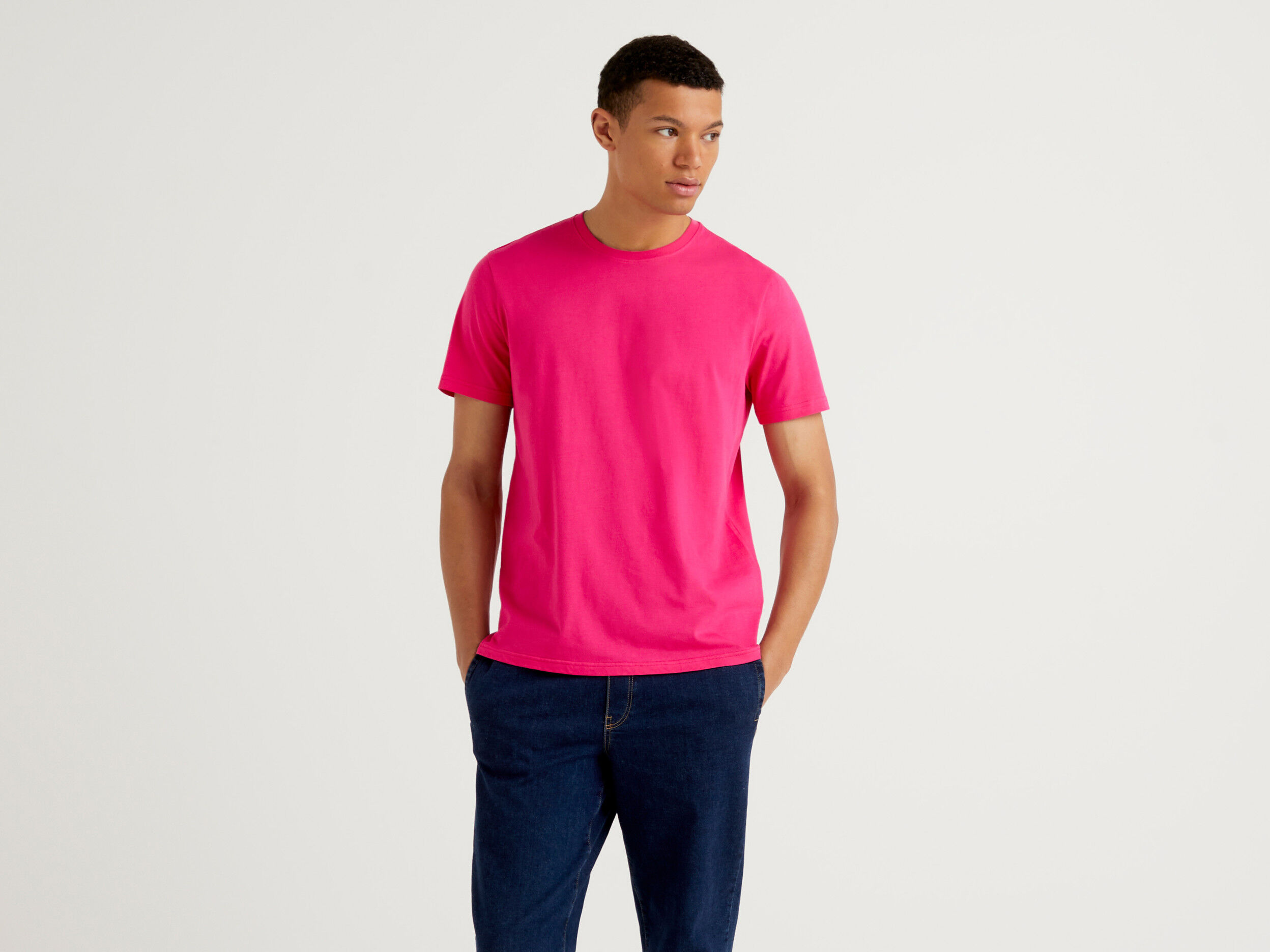 Fuchsia t-shirt - Fuchsia | Benetton