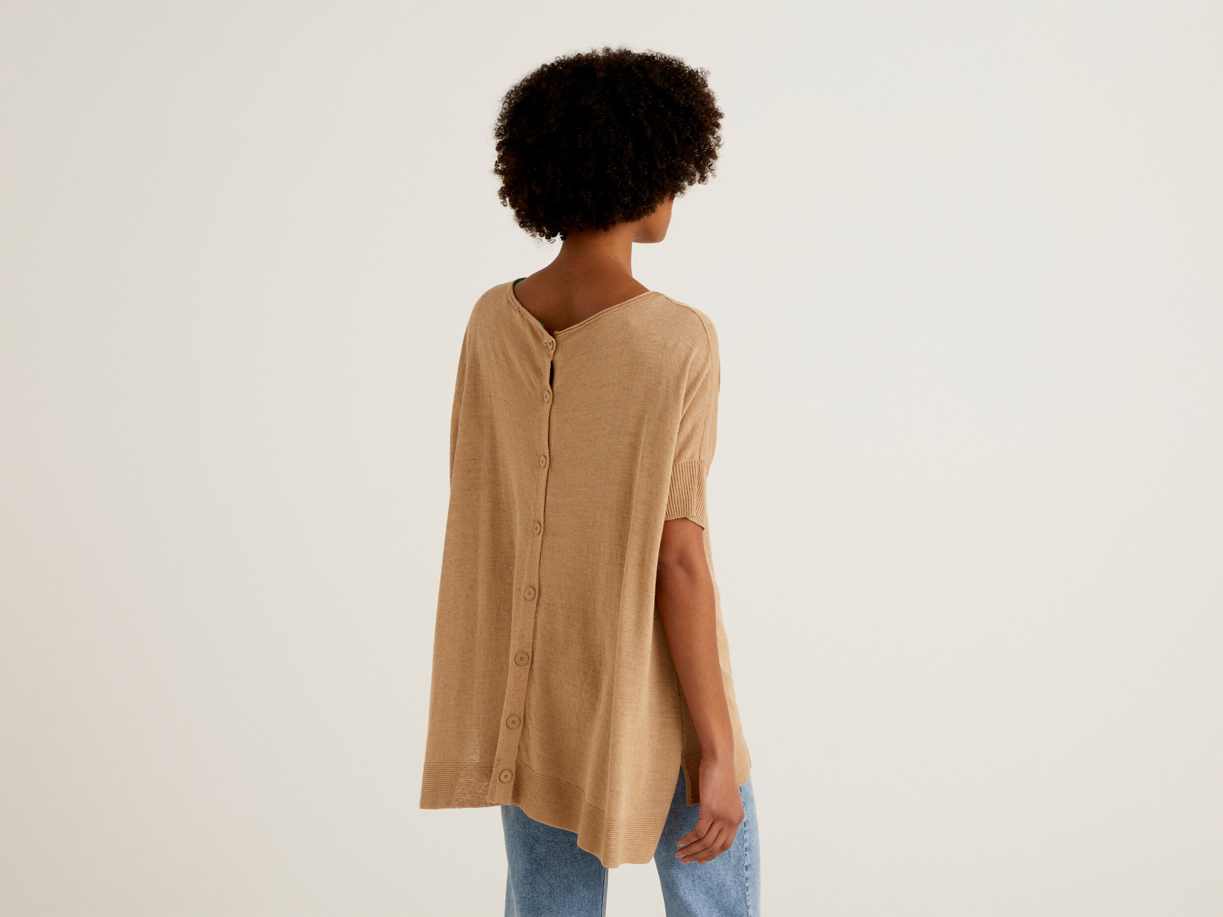 Oversized short sleeve sweater outlet