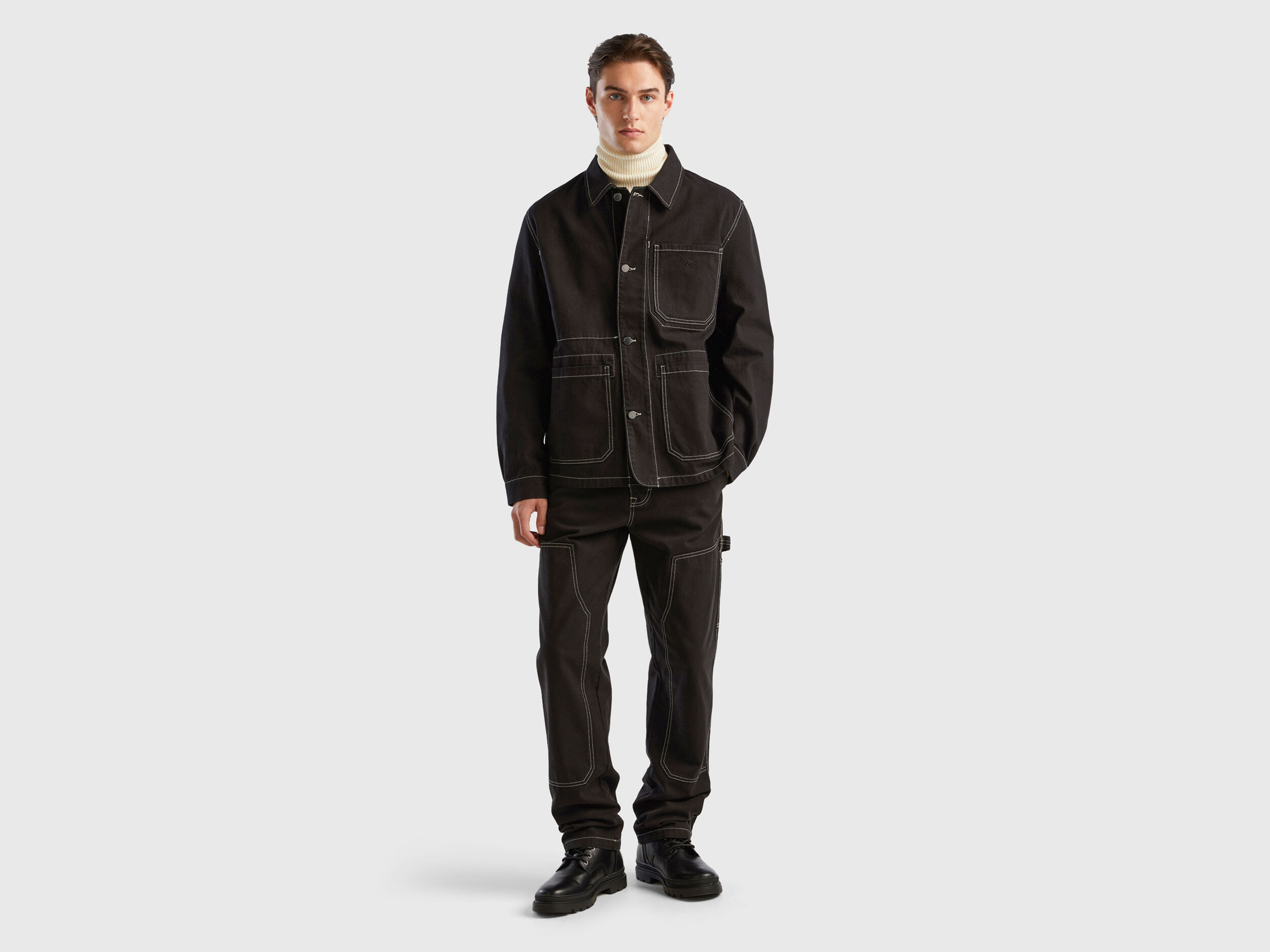 Mens cotton canvas jacket top