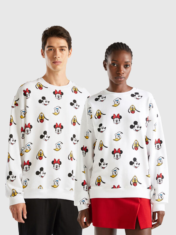 White Mickey Mouse sweatshirt