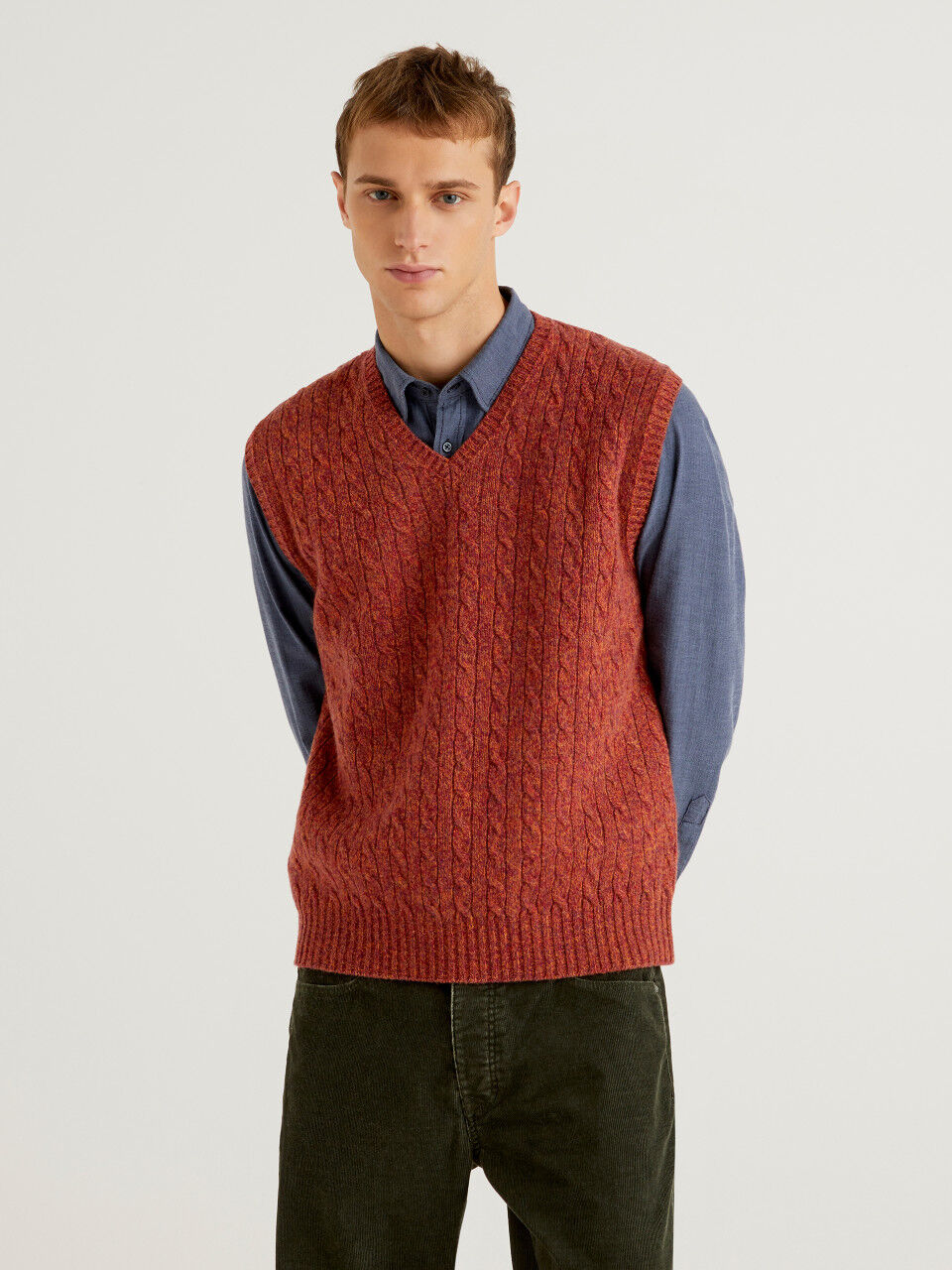 Wool hotsell knit vest