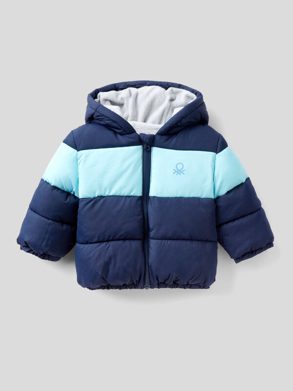 Color block puffer jacket New Born (0-18 months)