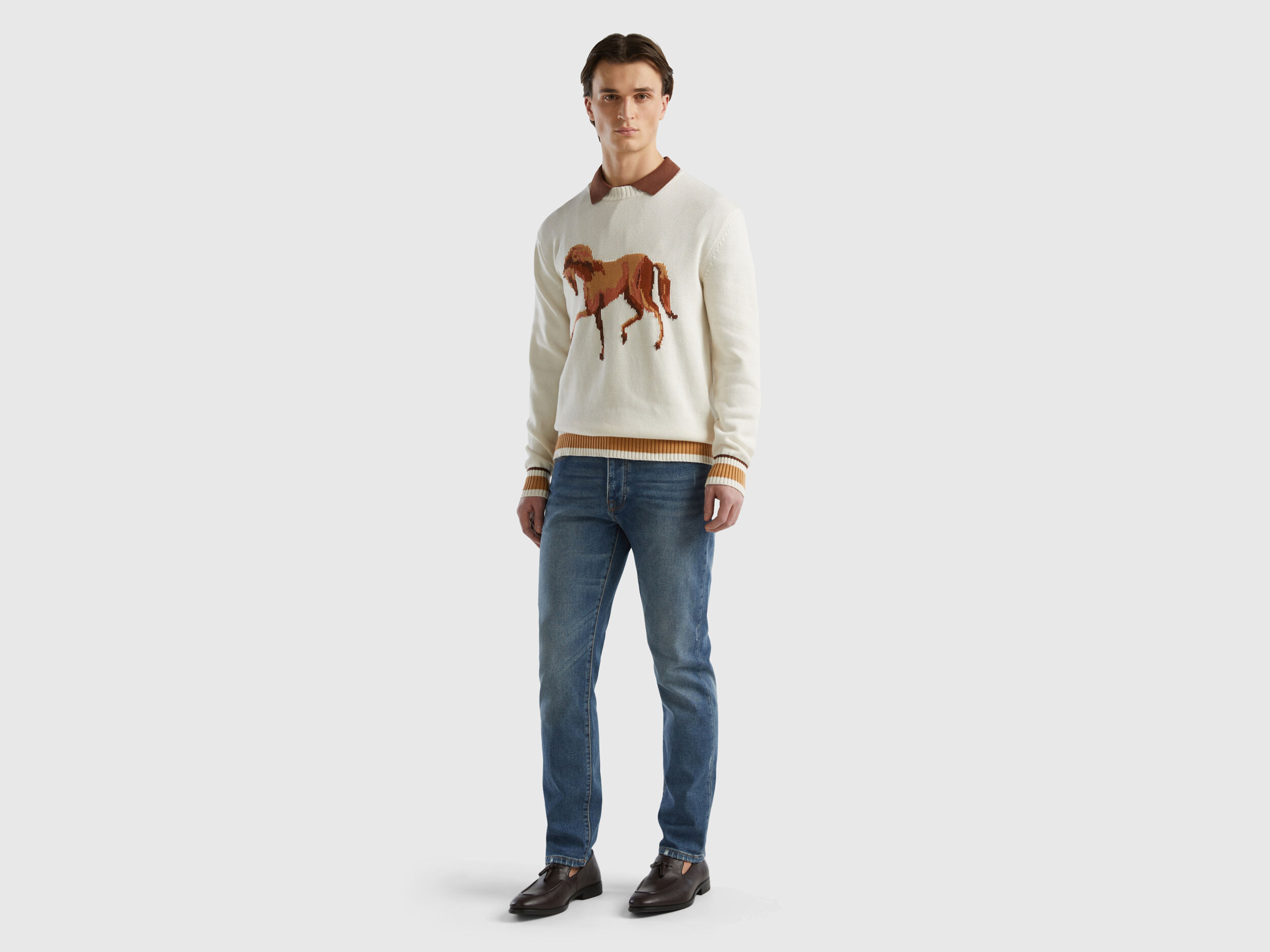 Maglia cavallo hotsell benetton