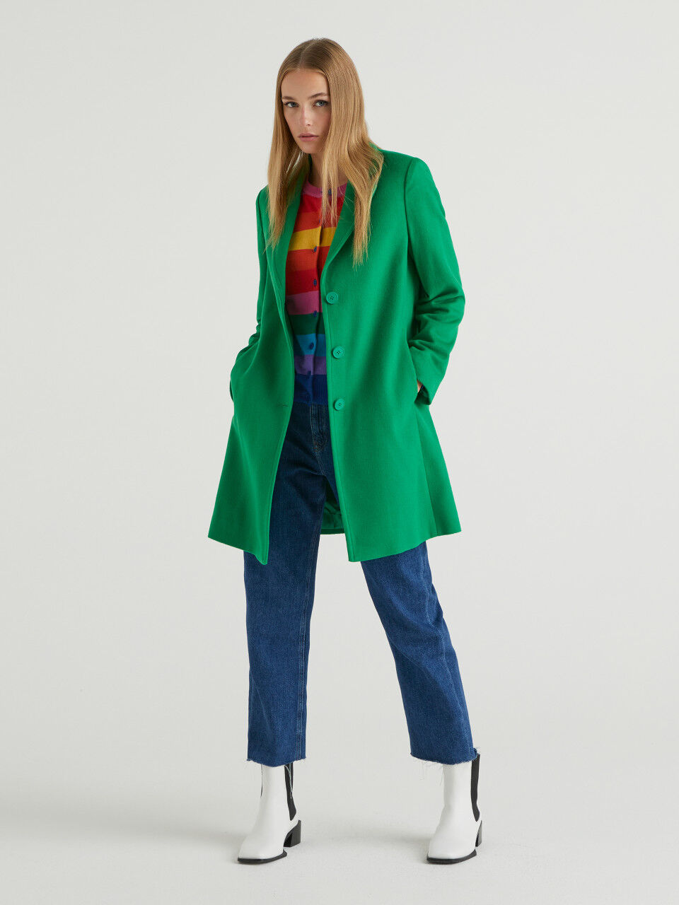 Benetton deals coat sale