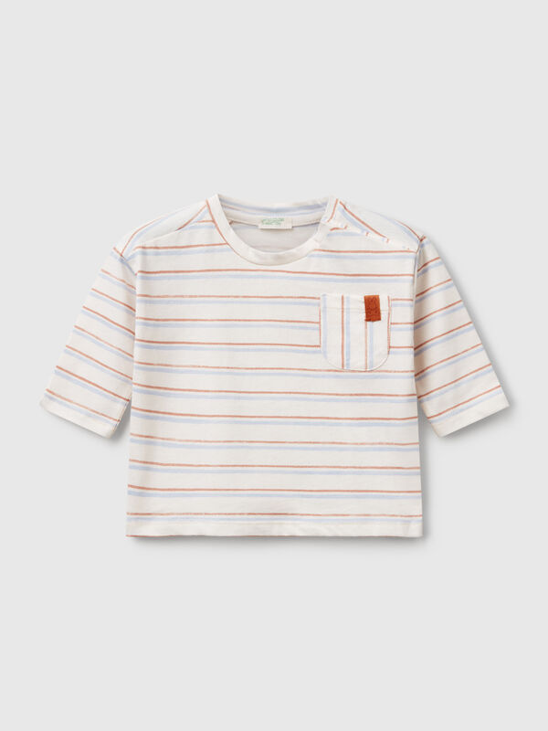 Camiseta con estampado de rayas Recién nacidos
