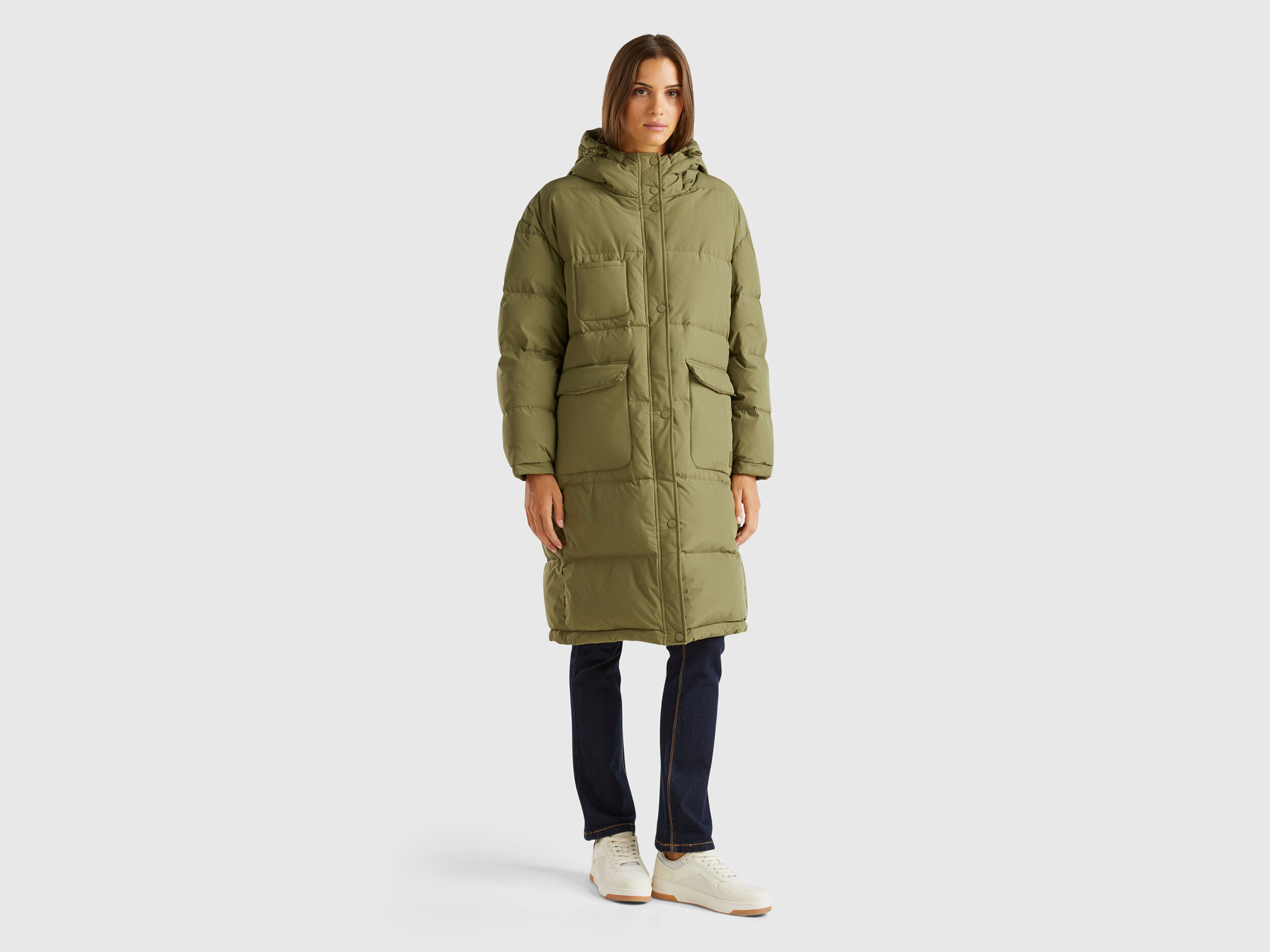 Chaqueta plumas benetton discount