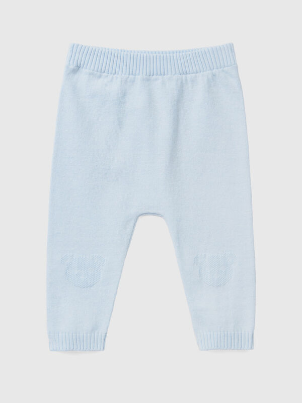 Knit trousers with inlay New Born (0-18 months)