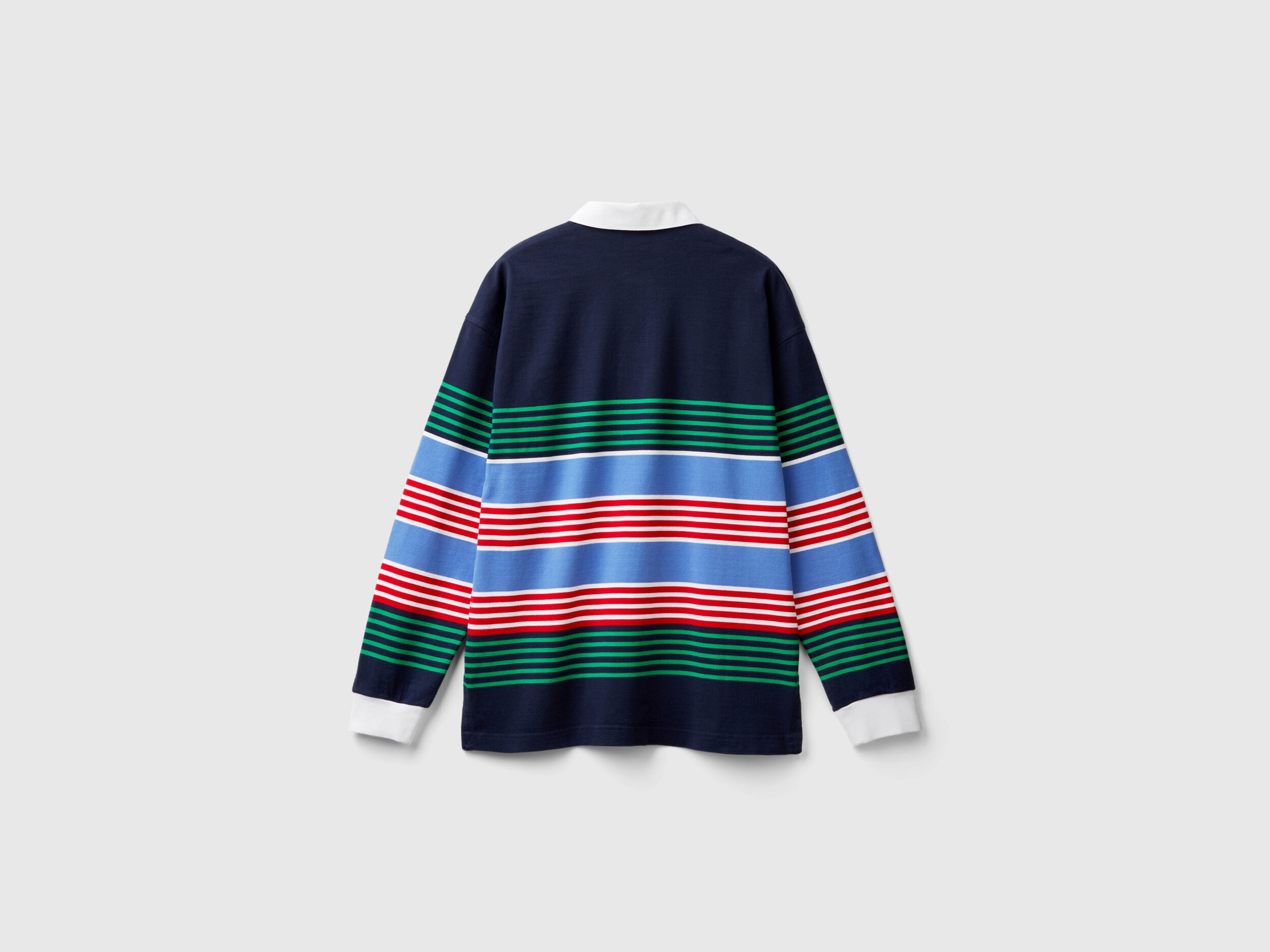 Multicolor striped rugby polo - Multi-color | Benetton