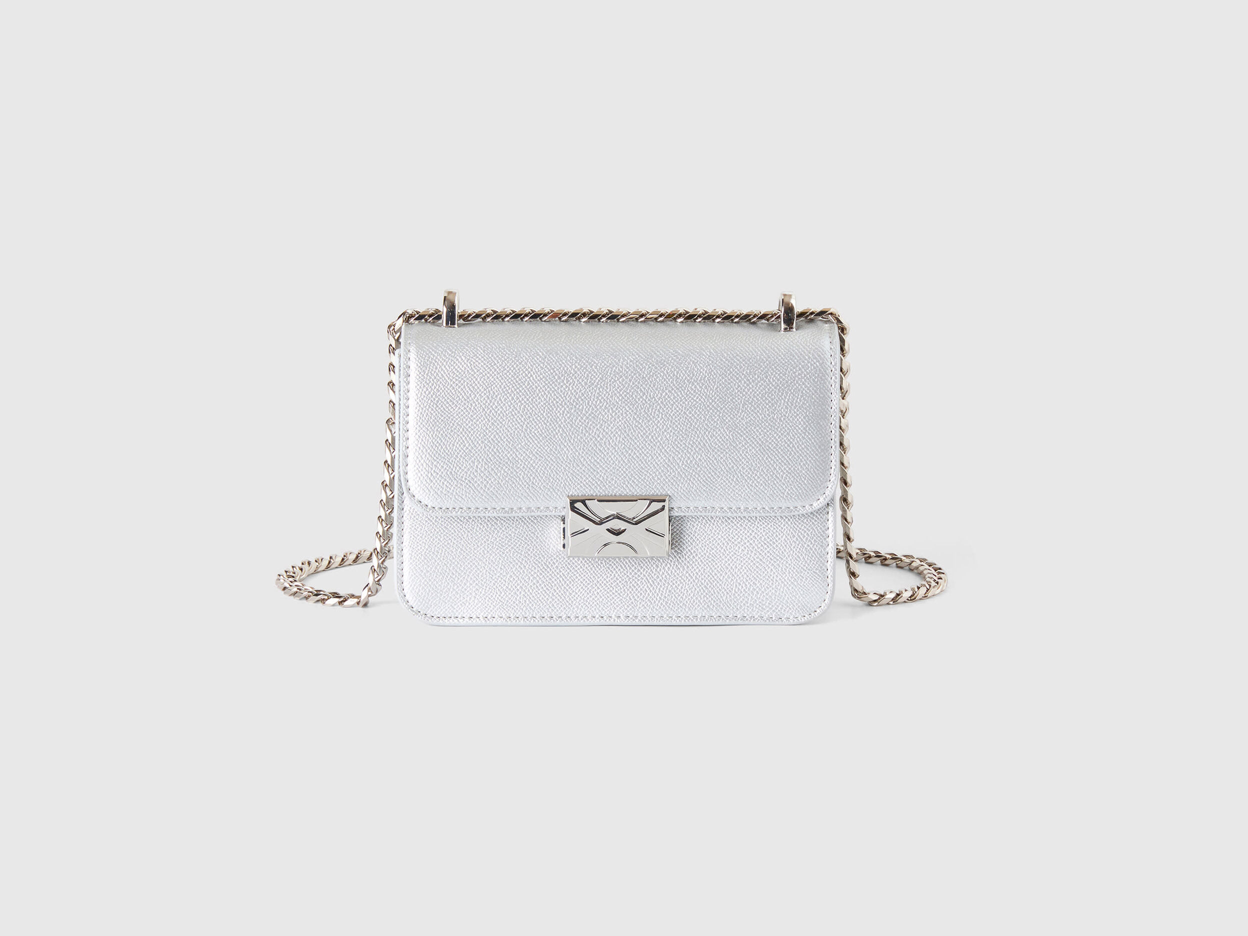 Small silver Be Bag - Silver | Benetton