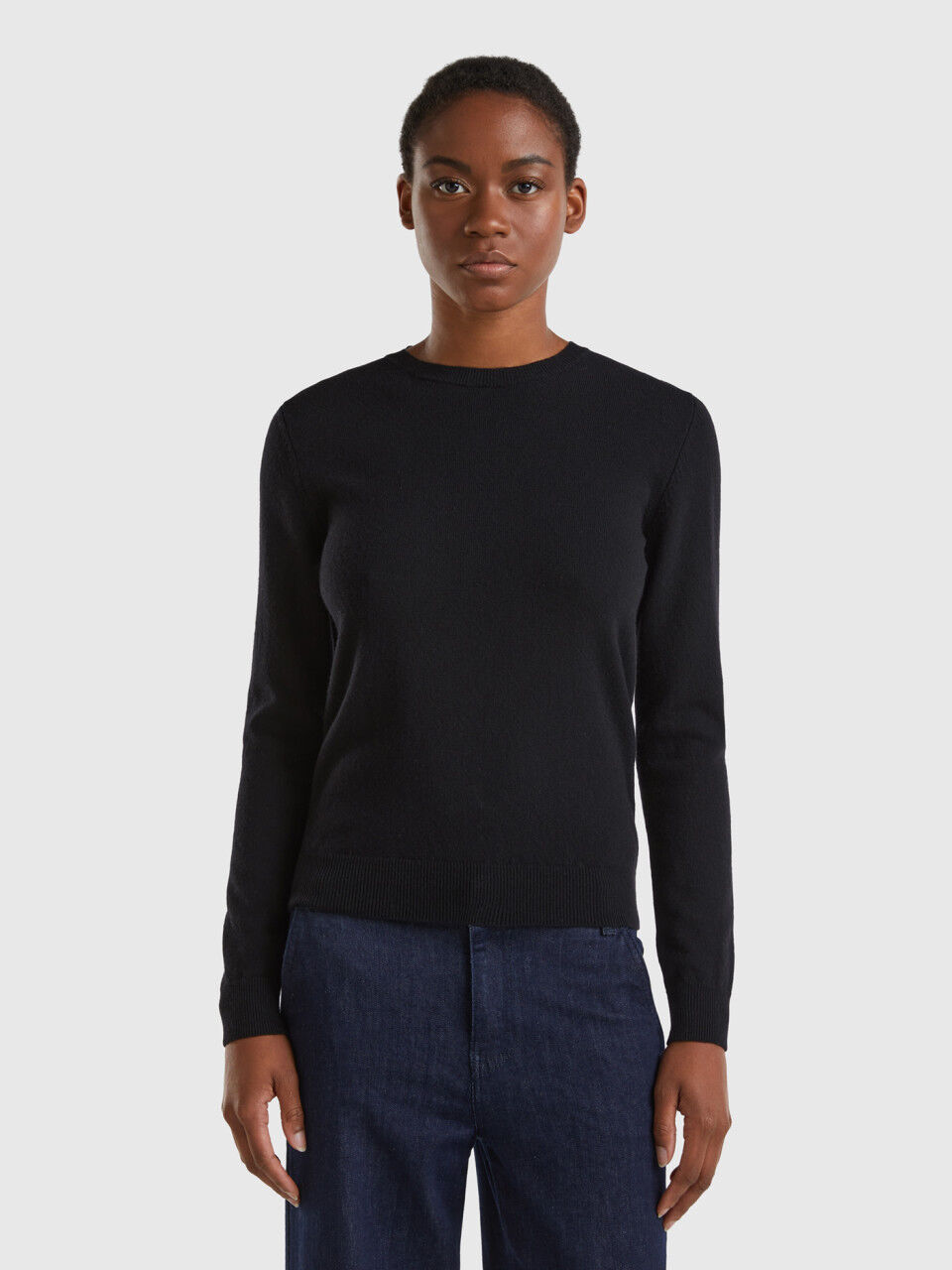 Black crew cheap neck womens