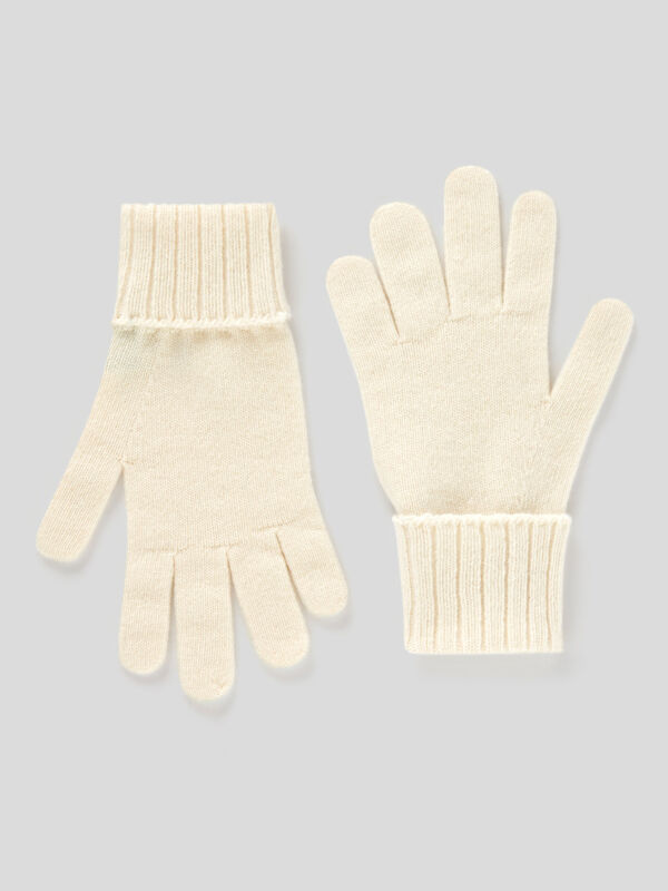 Wool blend gloves Women