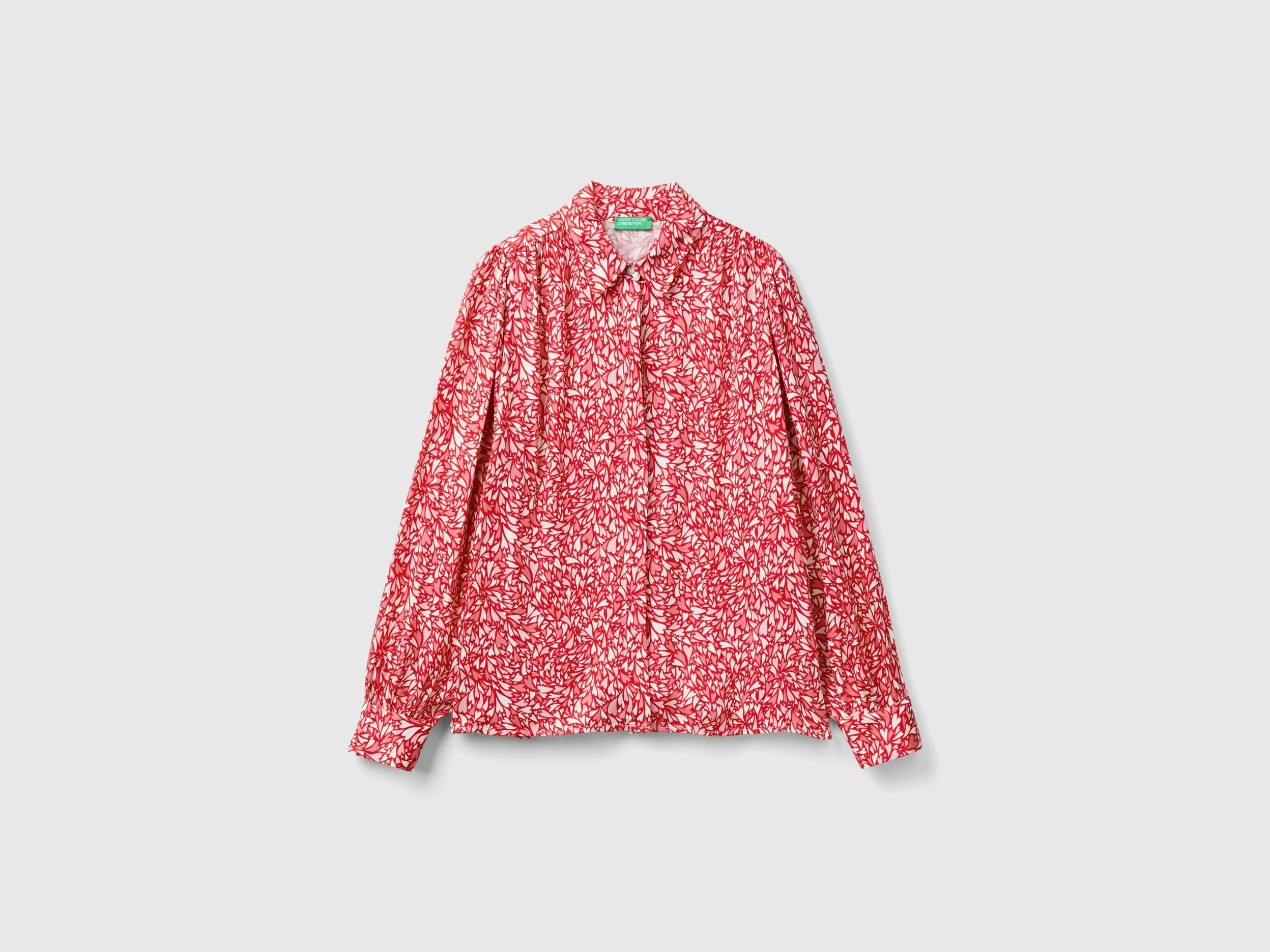 Flowy heart shirt - Multi-color | Benetton