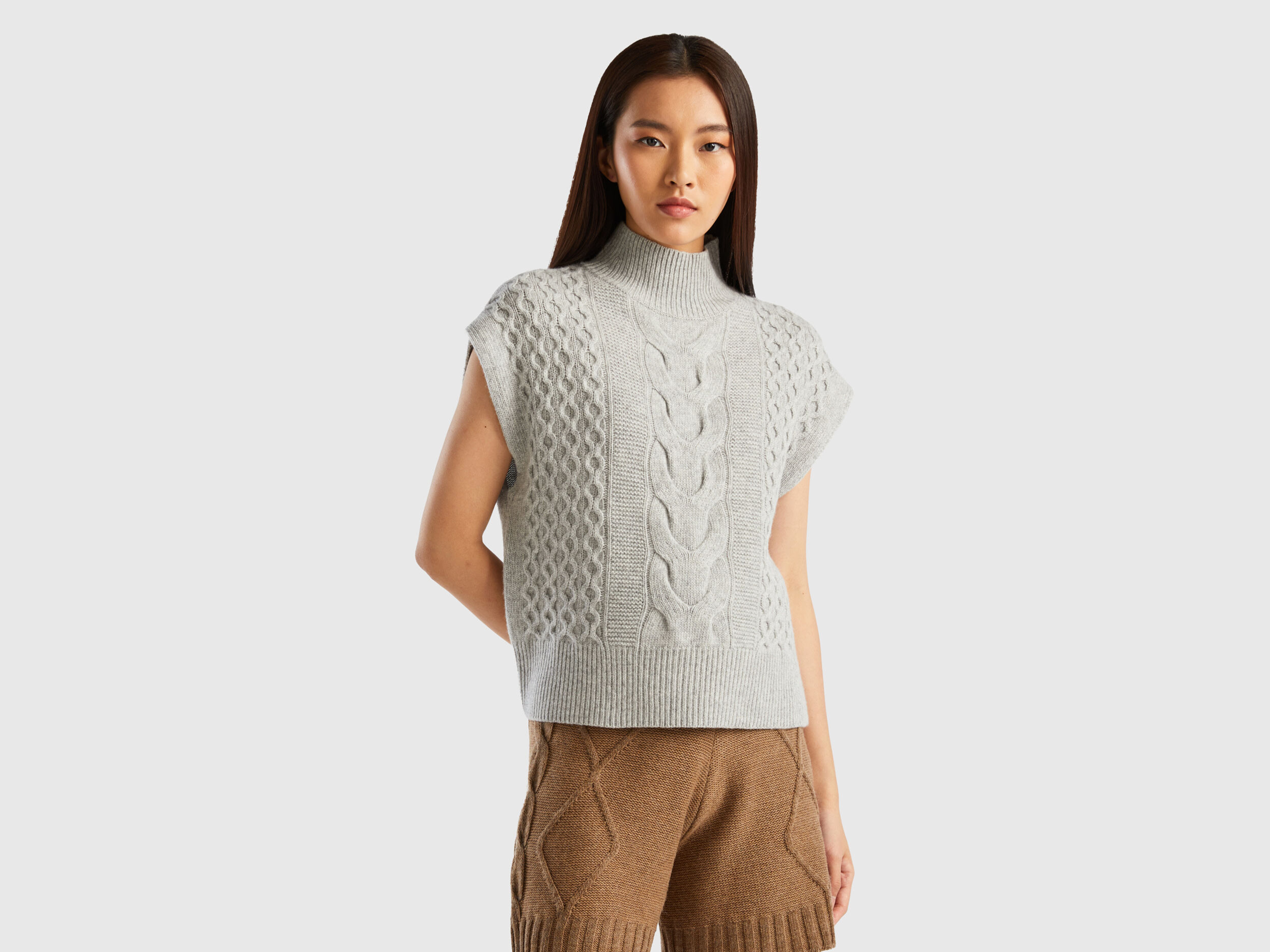 Turtleneck sweater discount vest womens