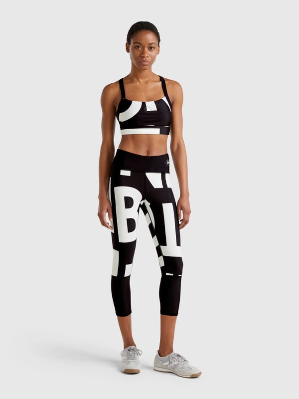 Logoed sports leggings Women