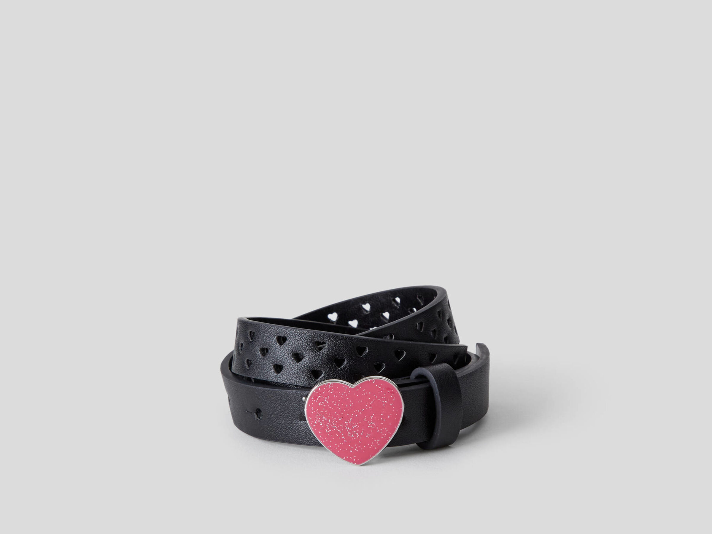 Cinturón con hebilla de corazón image number null