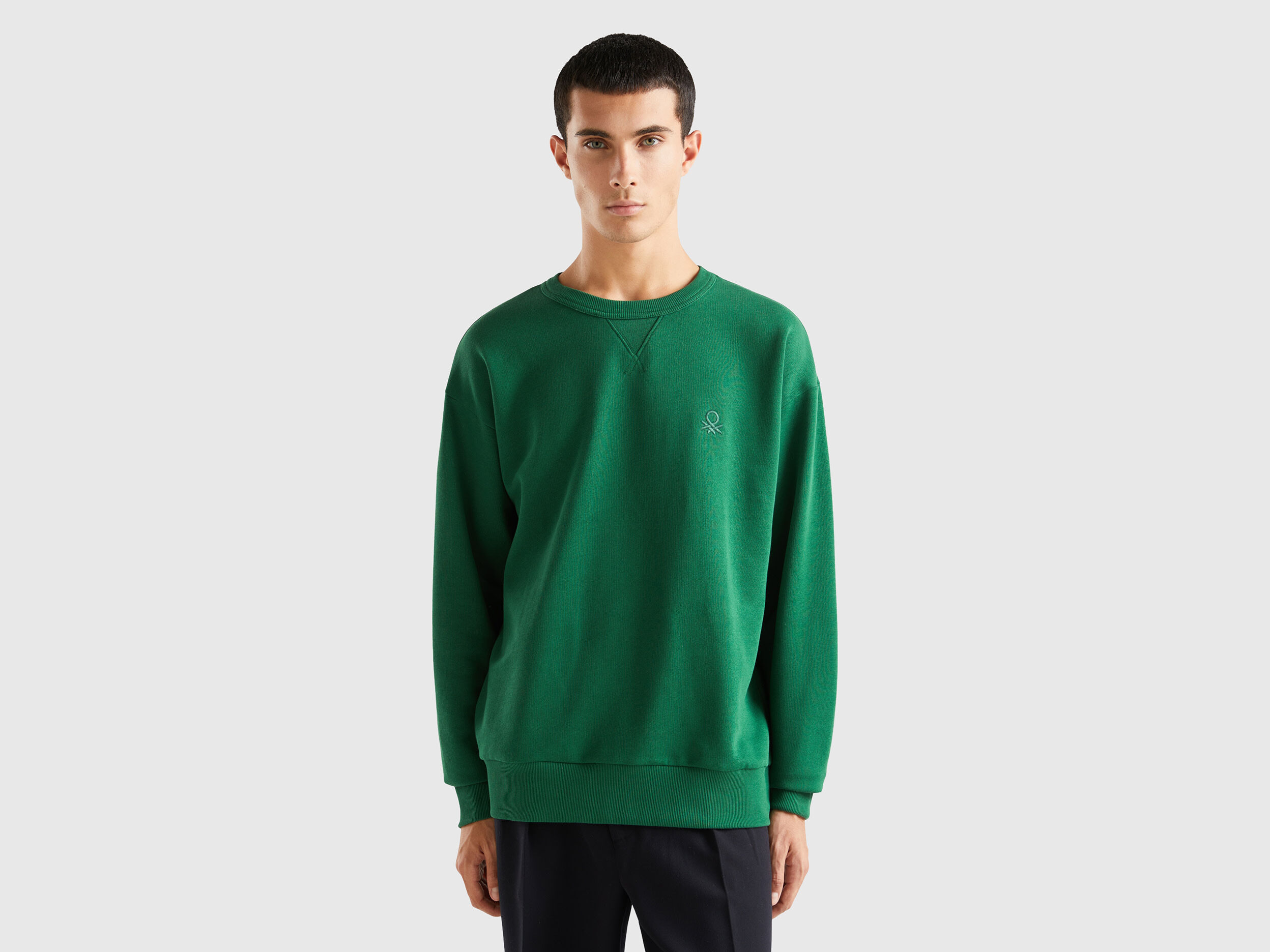 Benetton 2025 green sweatshirt