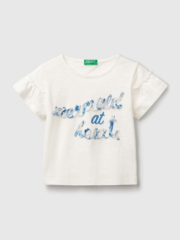 Camiseta con aplicación Niña