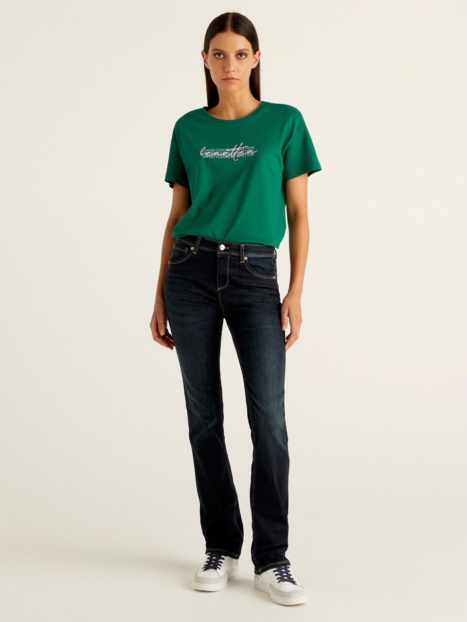 Jeans deals bootcut benetton