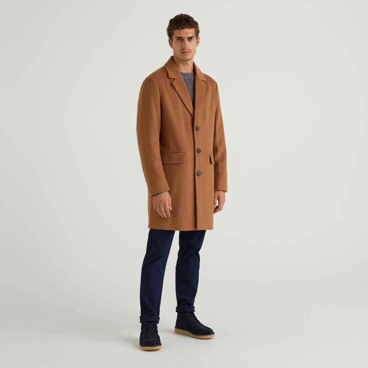 Wool deals lined coat