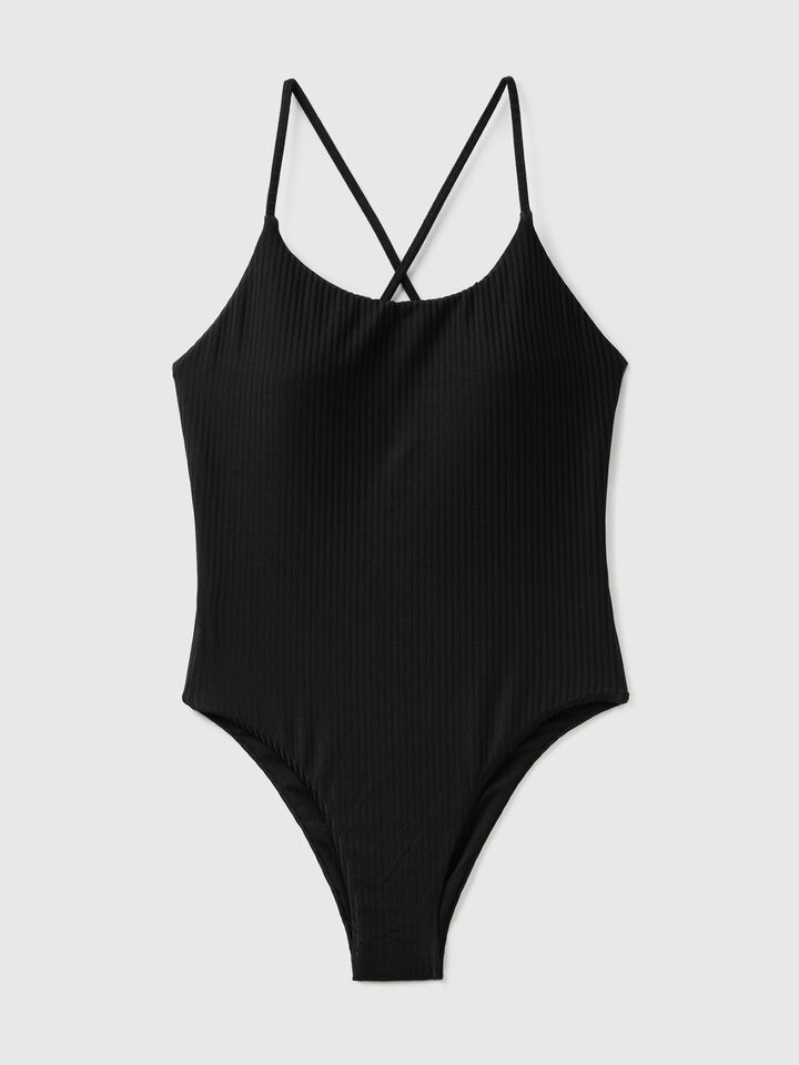 One-piece swimsuit in recycled nylon image number 1