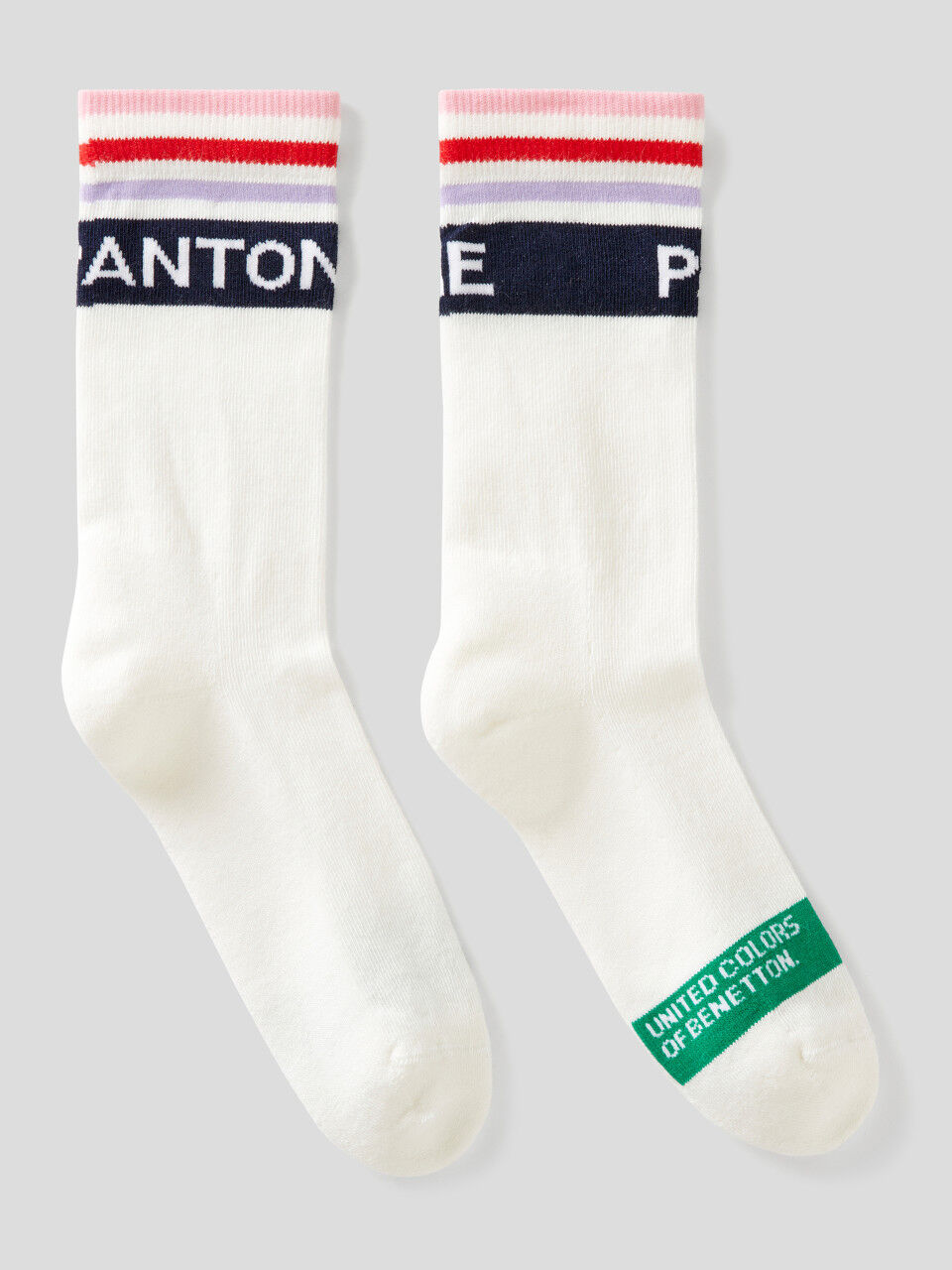 Calcetines blancos BenettonxPantone™