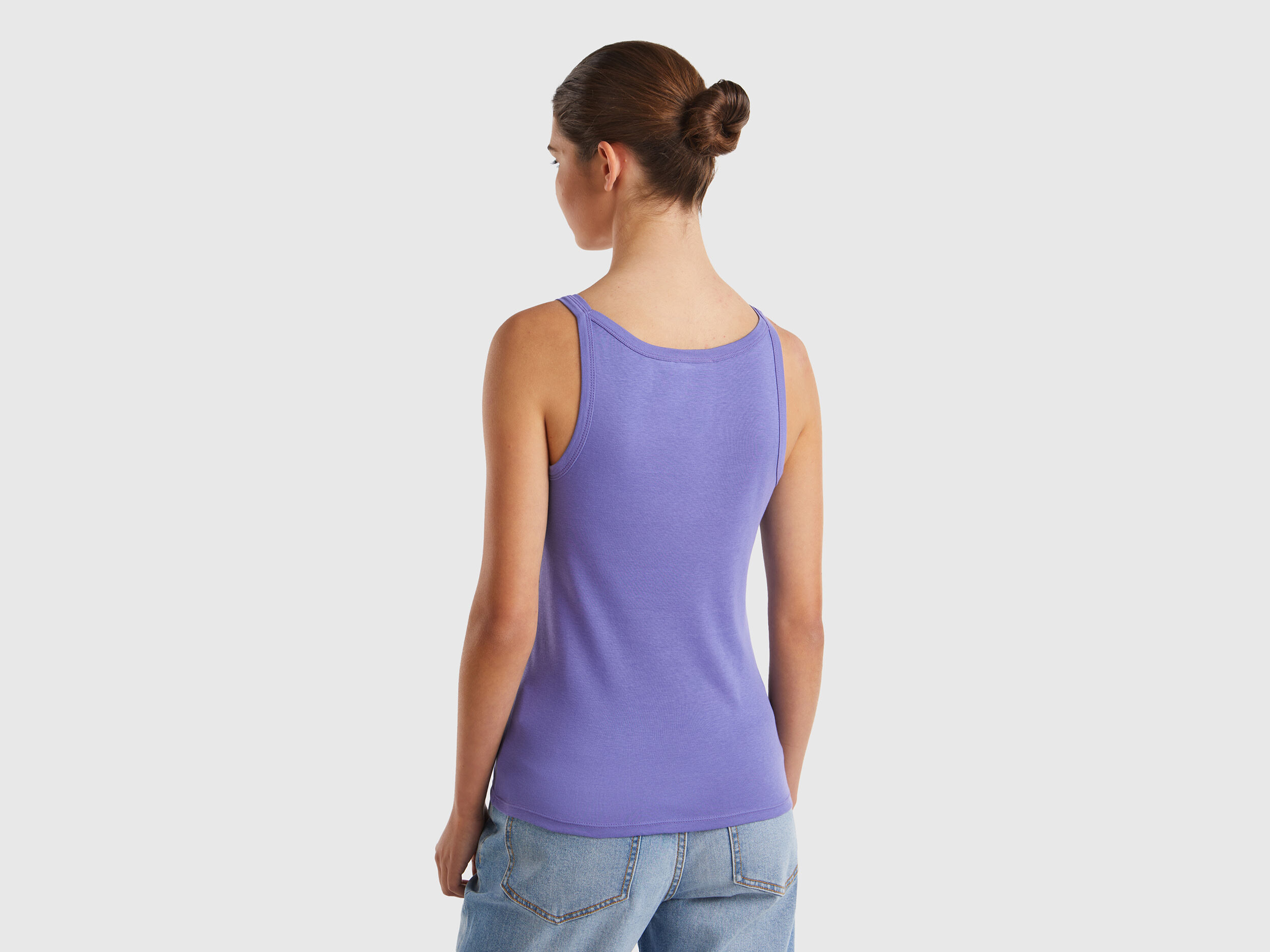 Camiseta tirantes morada best sale