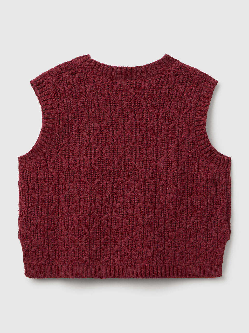 SLEEVELESS SWEATER Niña image number 2
