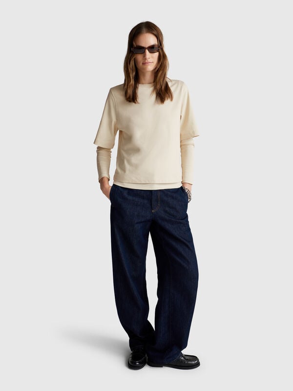 100% cotton boxy fit t-shirt Women
