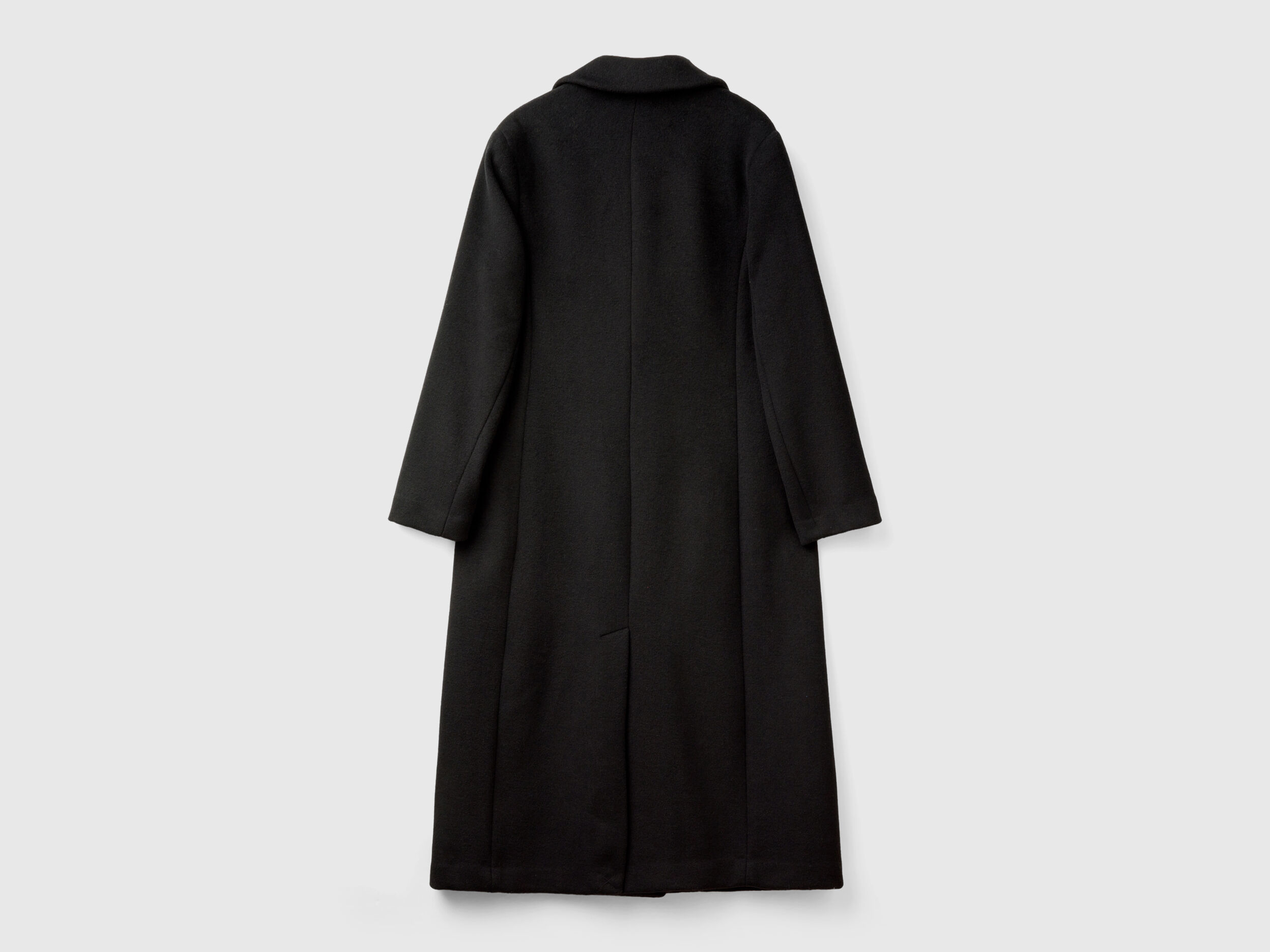 Benetton black coat hotsell