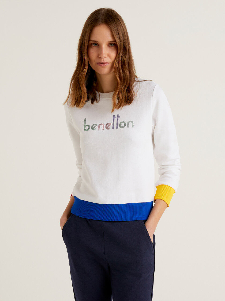 Benetton United Colours Of Benetton Smiley World Glittery Top Chest 60 cms. 