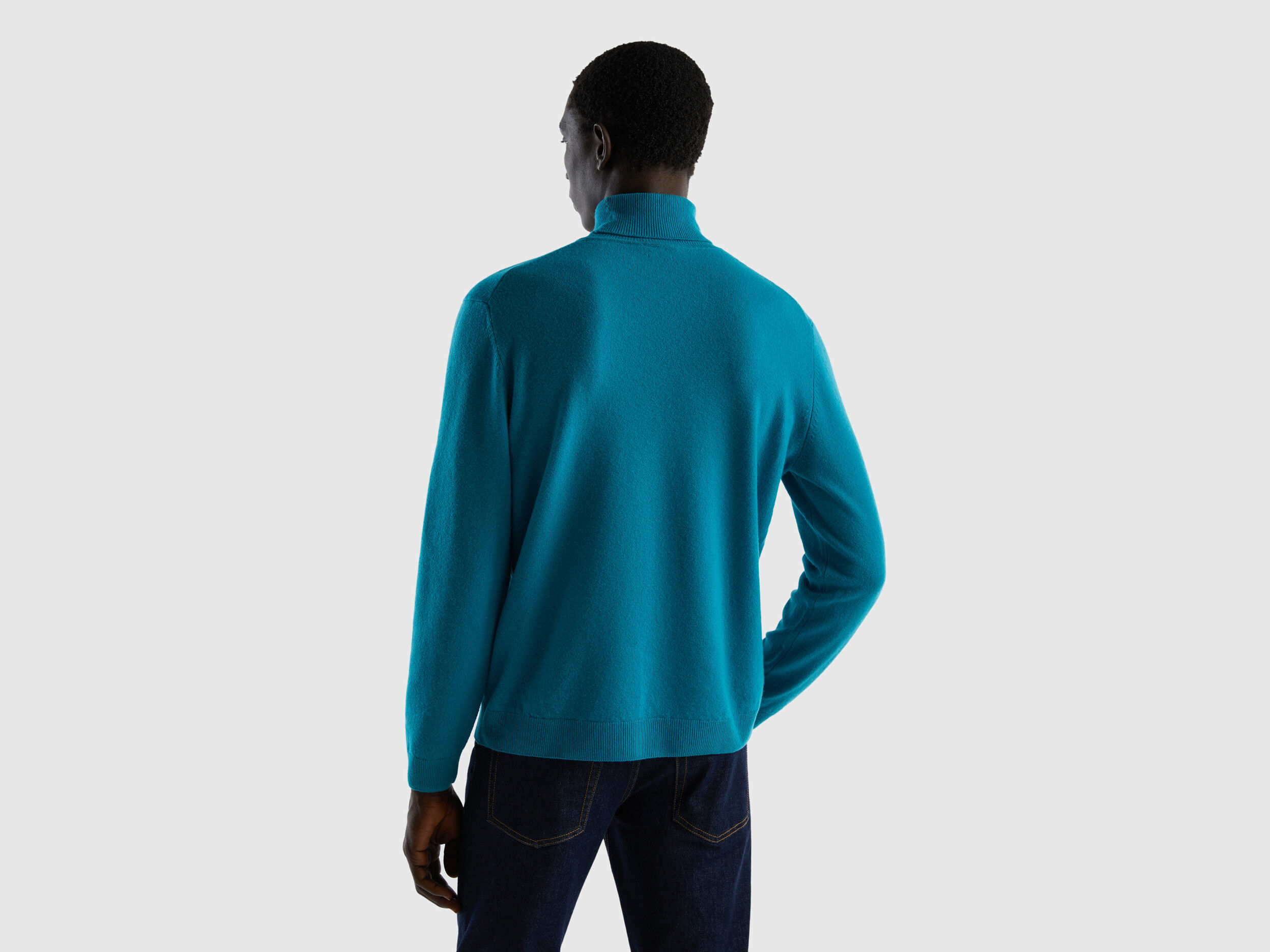 Teal turtleneck mens outlet