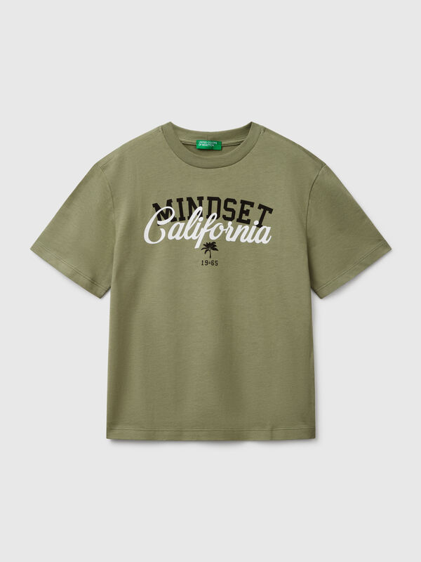 Camiseta de manga corta de algodón  Niño
