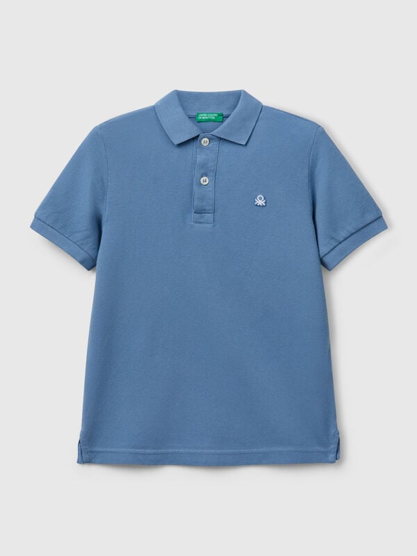 Polo slim fit de algodón puro Niño