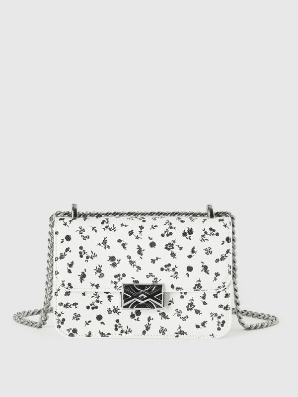 Small white patterned Be Bag Women
