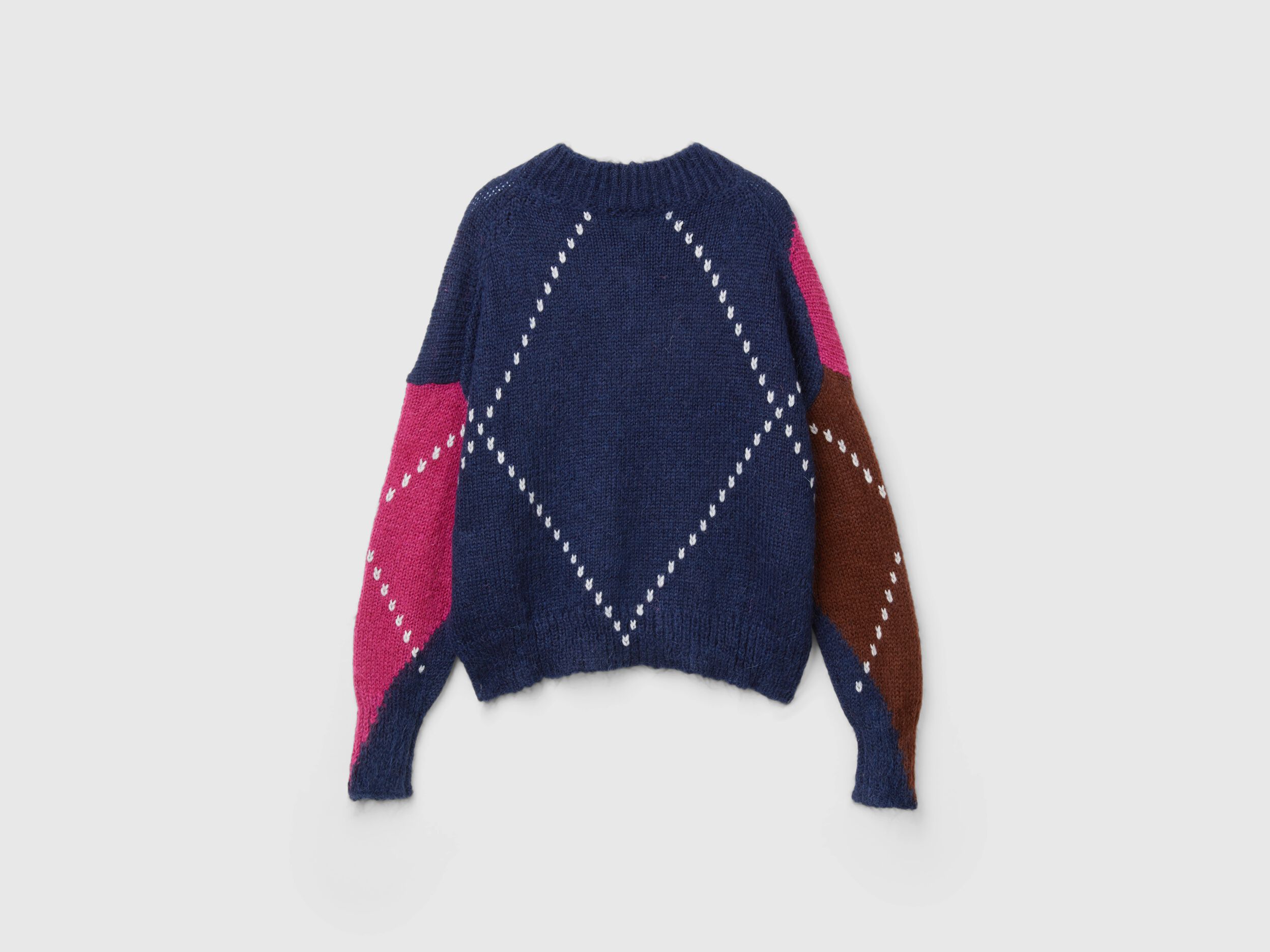 直営店に限定 blend mohair in sweater fit Boxy - Benetton | Multi-color ニット/セーター