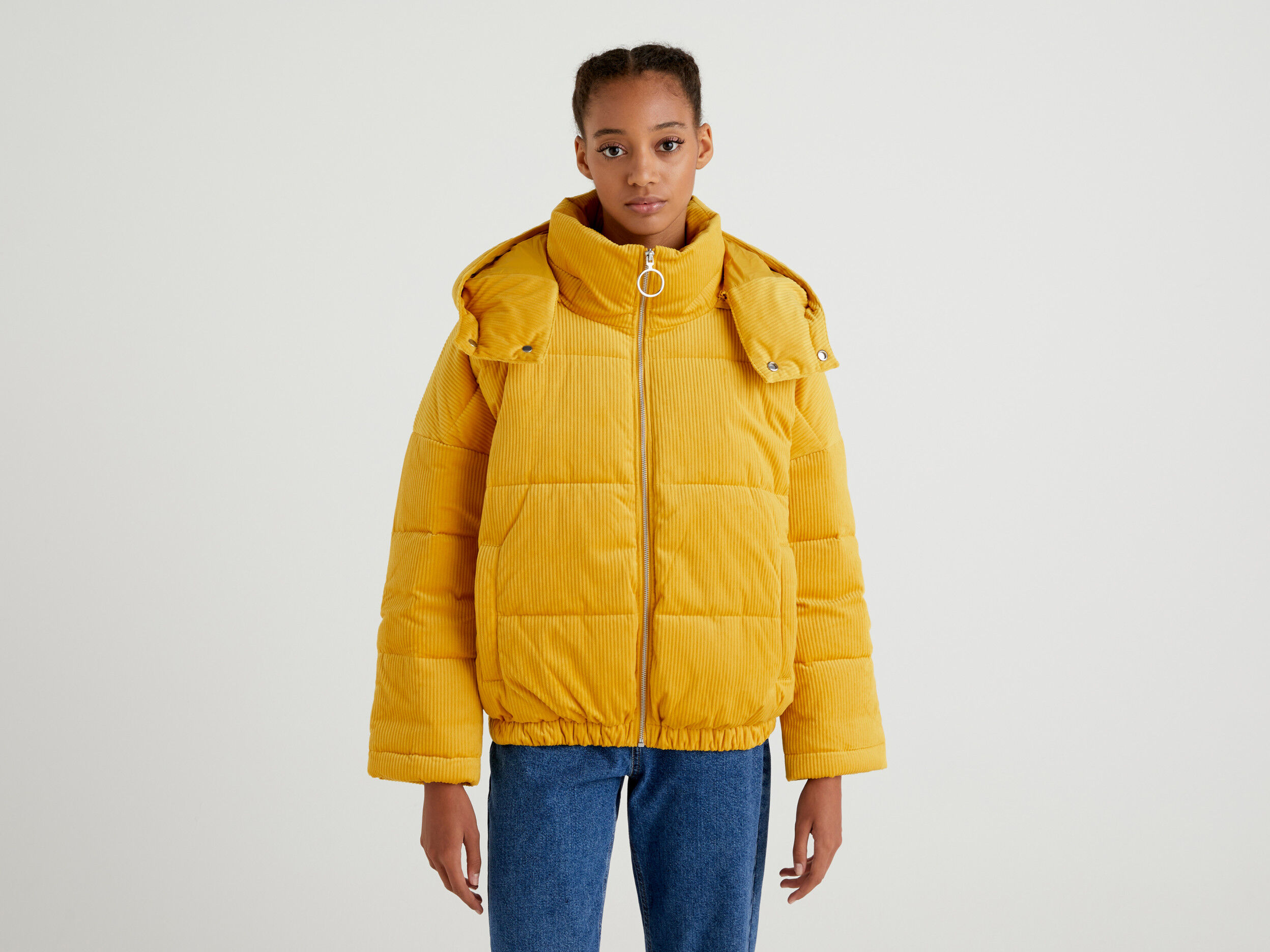 Moncler Douro Quilted Recycled Nylon Down Puffer Jacket in Yellow | Lyst