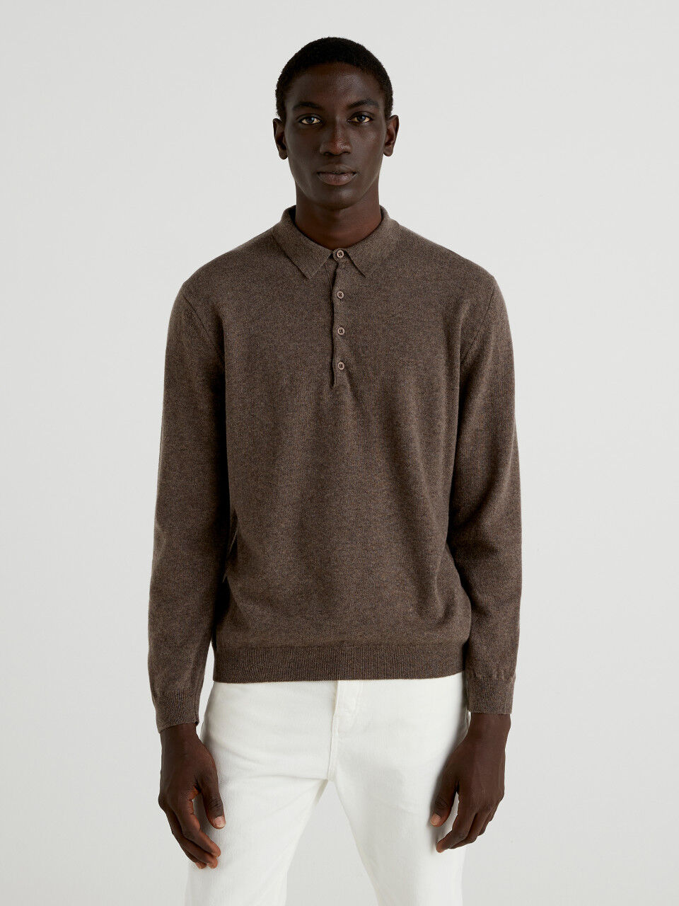 Men s Long Sleeve Polos New Collection 2024 Benetton