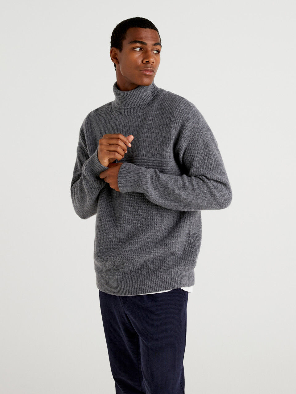 Men'S High Neck Sweaters New Collection 2023 | Benetton