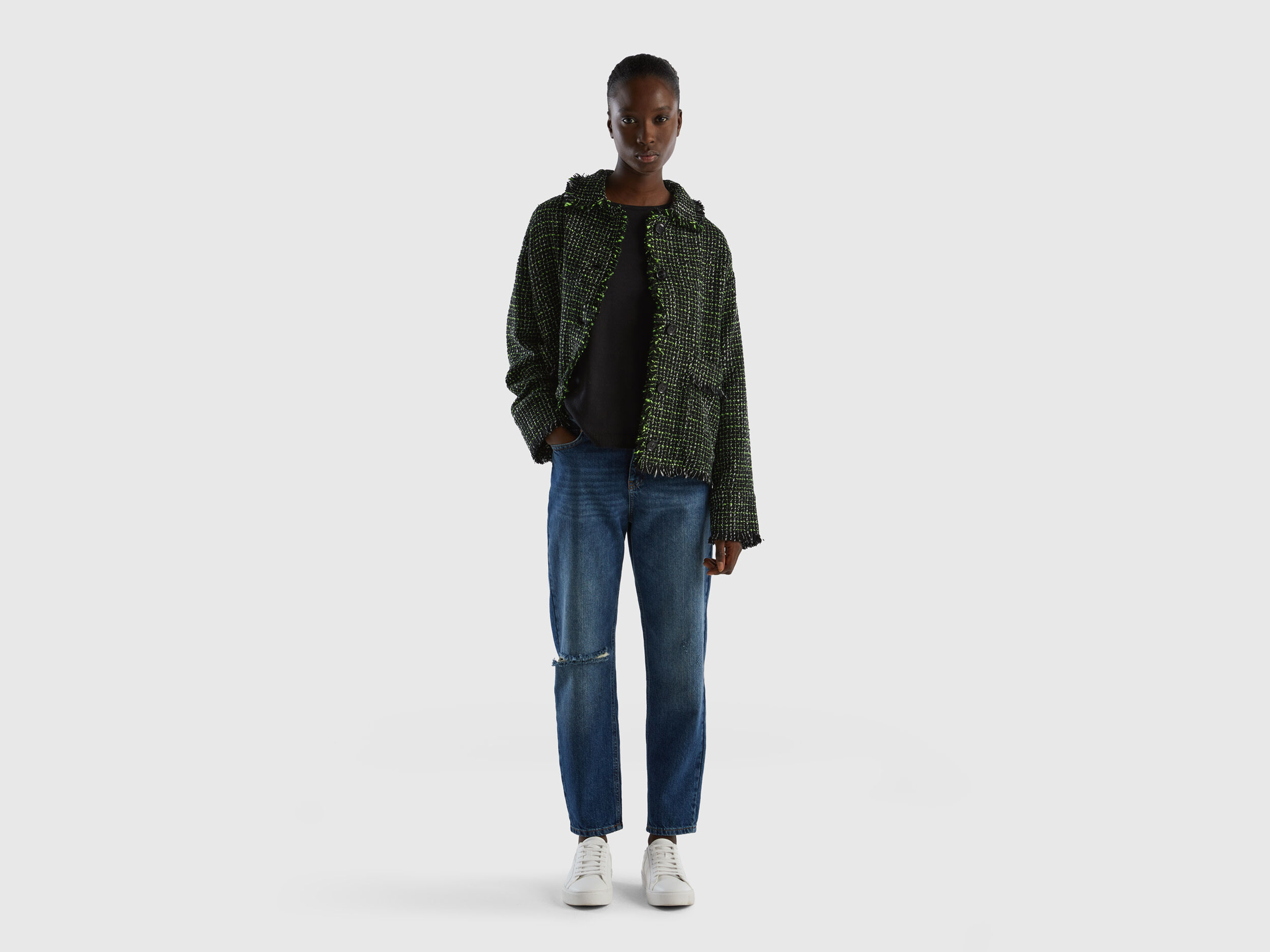 Tweed hotsell shirt jacket