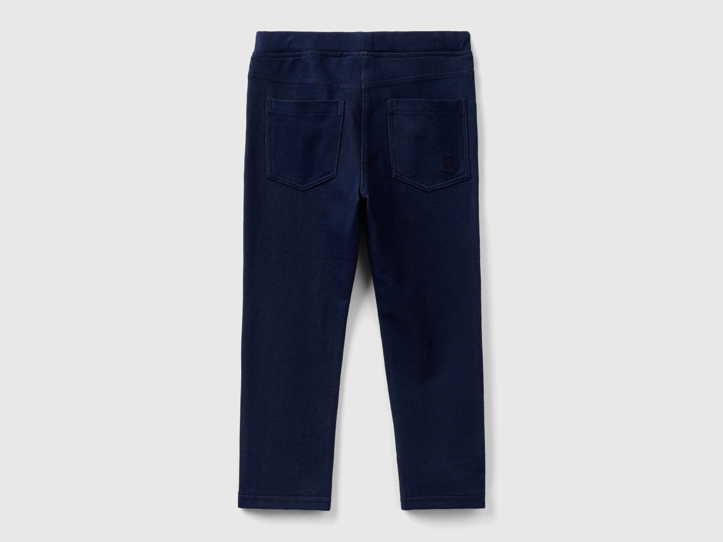 Slim fit jeggings Dark Blue Benetton