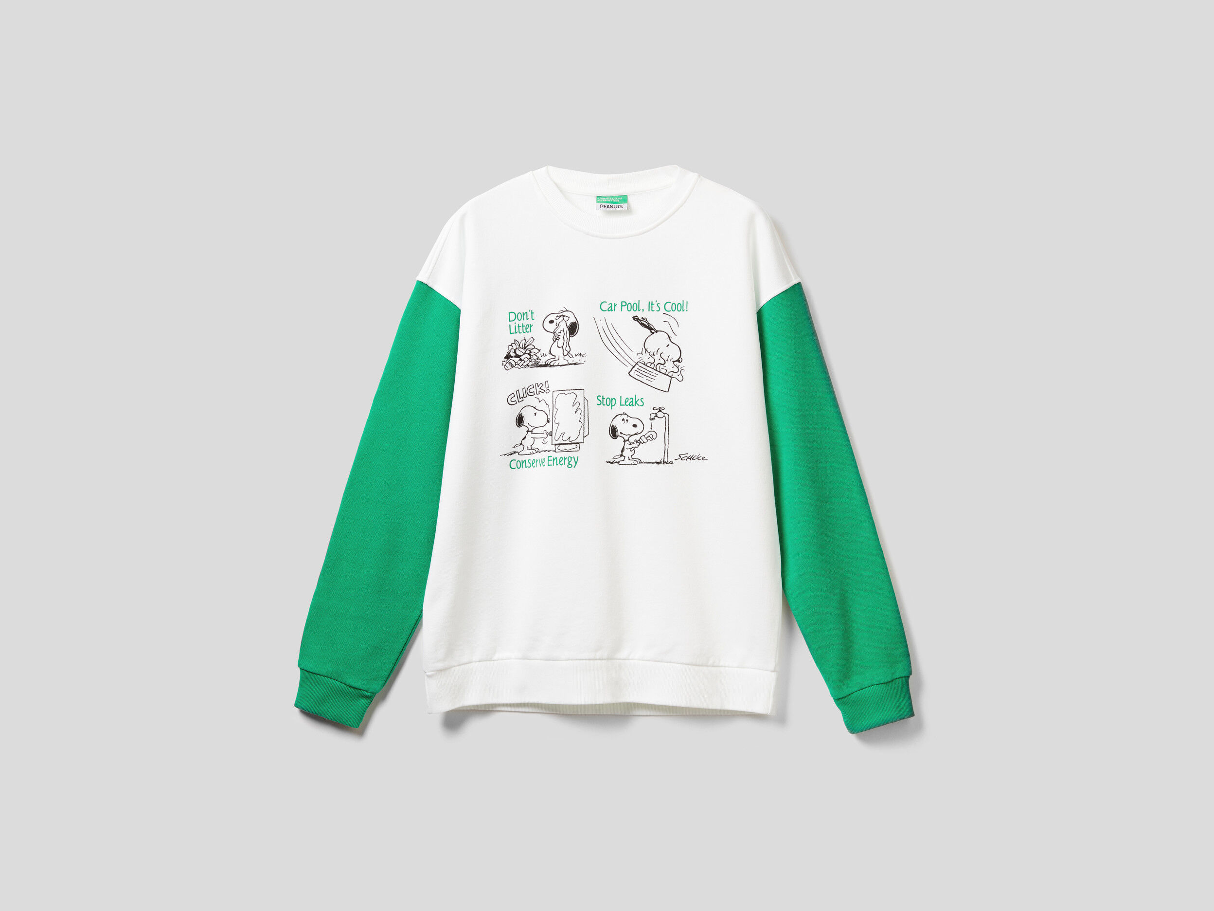 Sudadera snoopy sales benetton