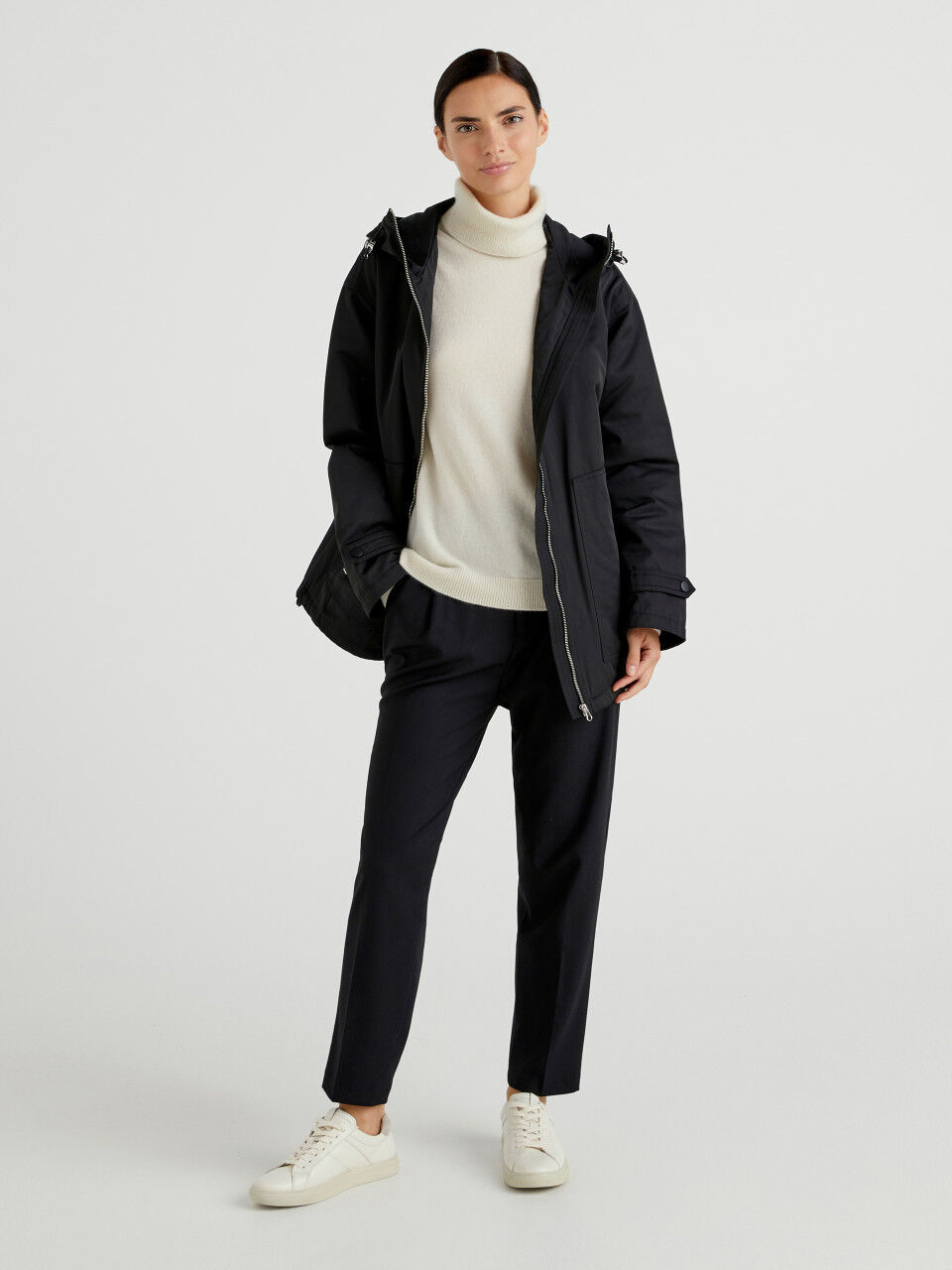 Benetton parka discount