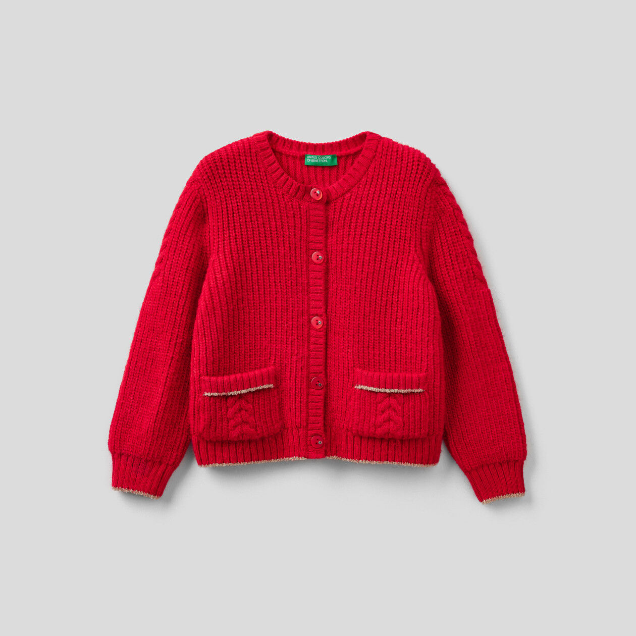 Childrens red cardigan hotsell
