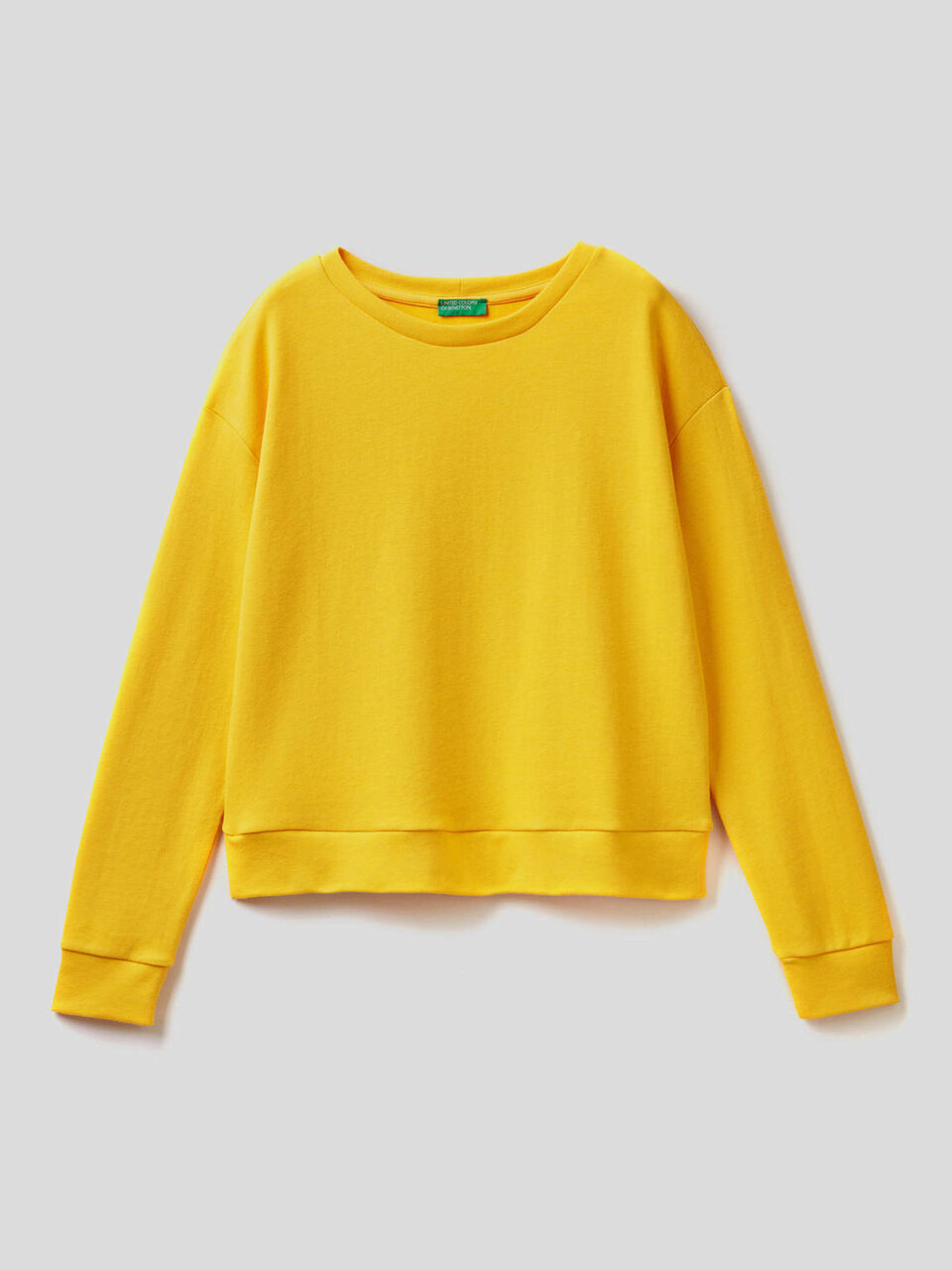 Sudadera lisa de algodón mixto image number 1